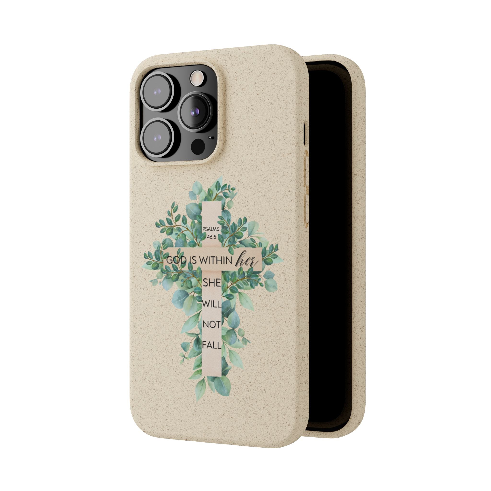 God Is Within Her Biodegradable iPhone Case