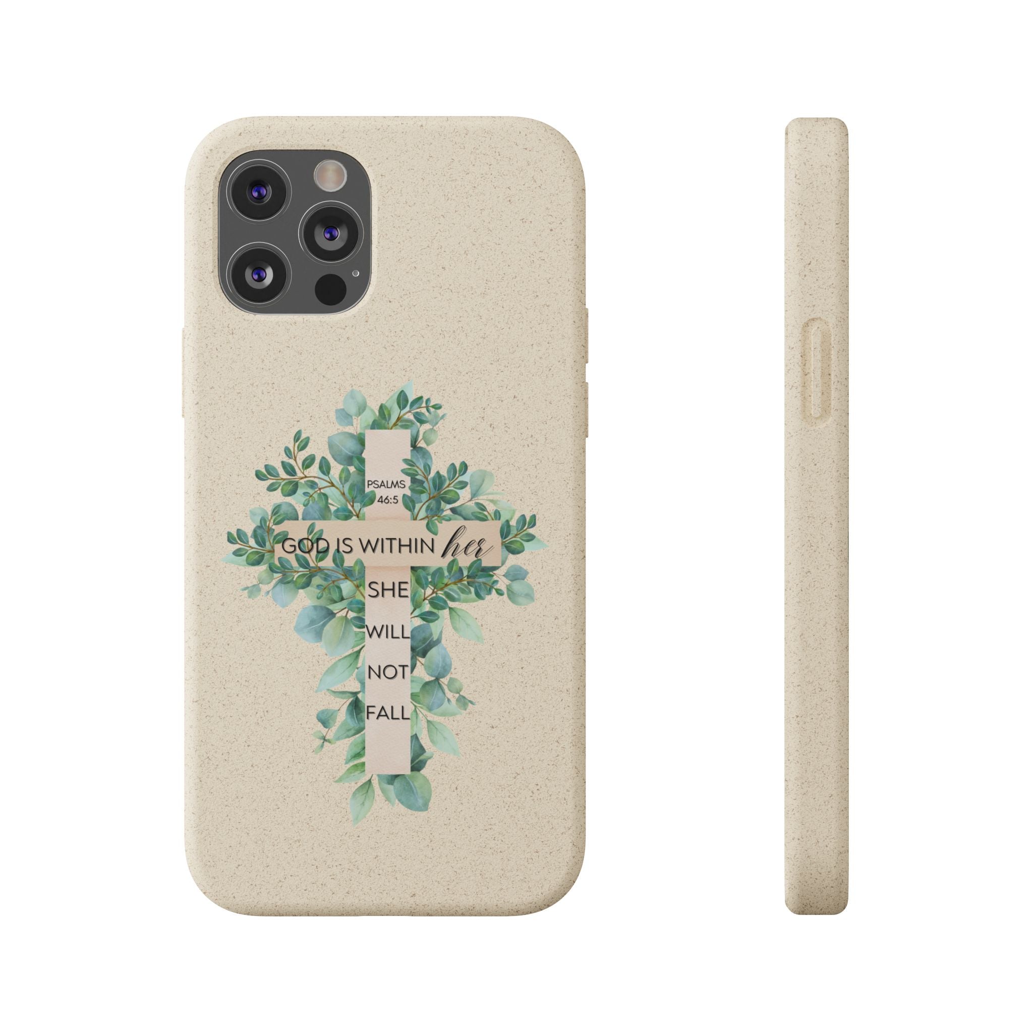 God Is Within Her Biodegradable iPhone Case