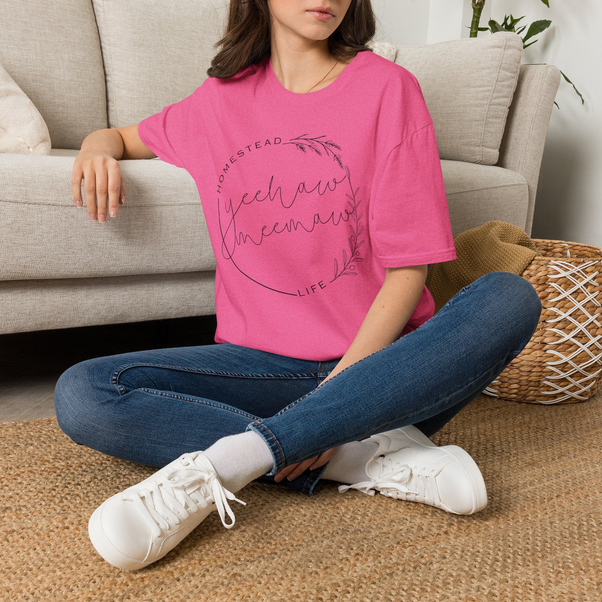 Homestead Life Yeehaw Meemaw Tshirt