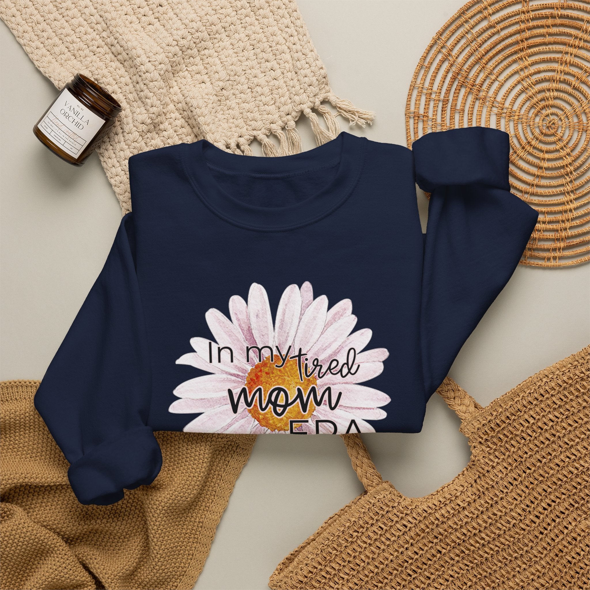 In My Tired Mom Era Crewneck Sweatshirt