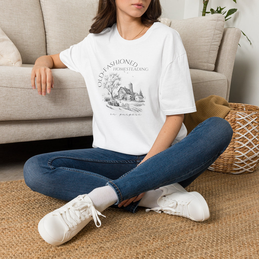 Old fashioned Homesteading On Purpose T-Shirt
