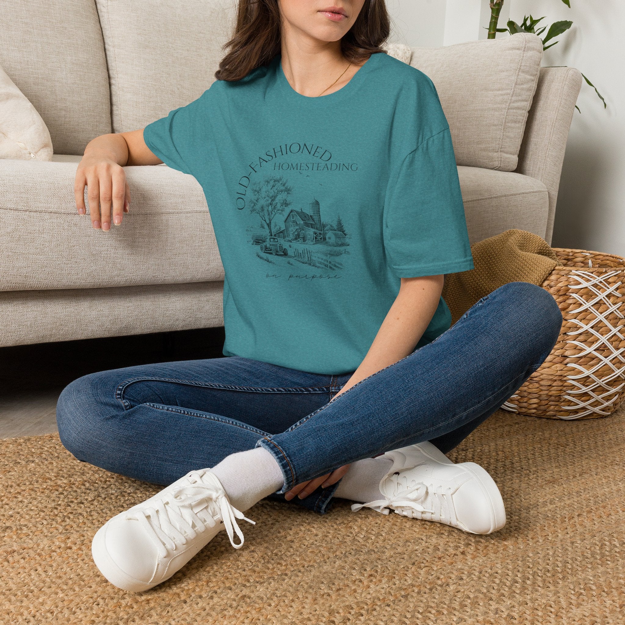 Old fashioned Homesteading On Purpose T-Shirt