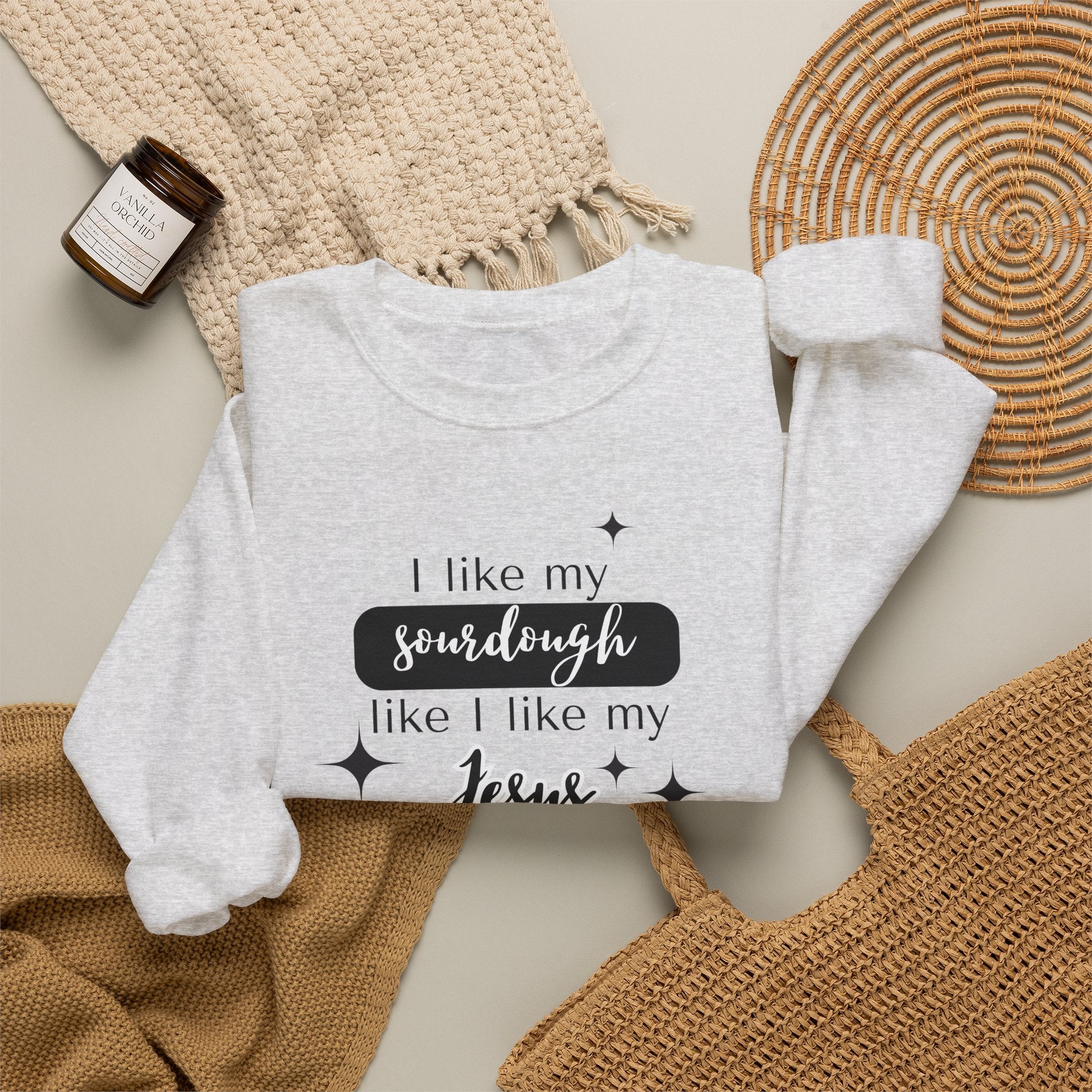 Sourdough & Jesus Crewneck Sweatshirt