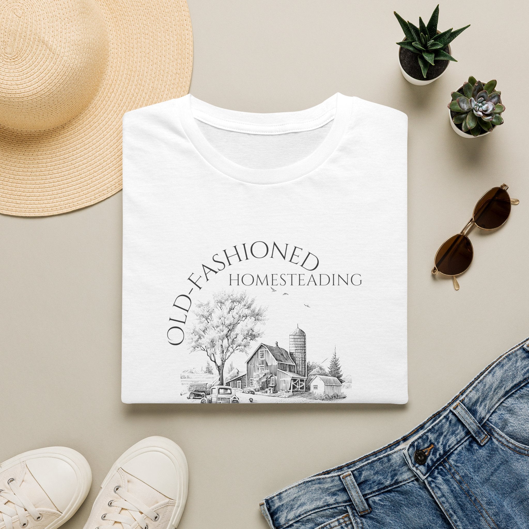 Old fashioned Homesteading On Purpose T-Shirt