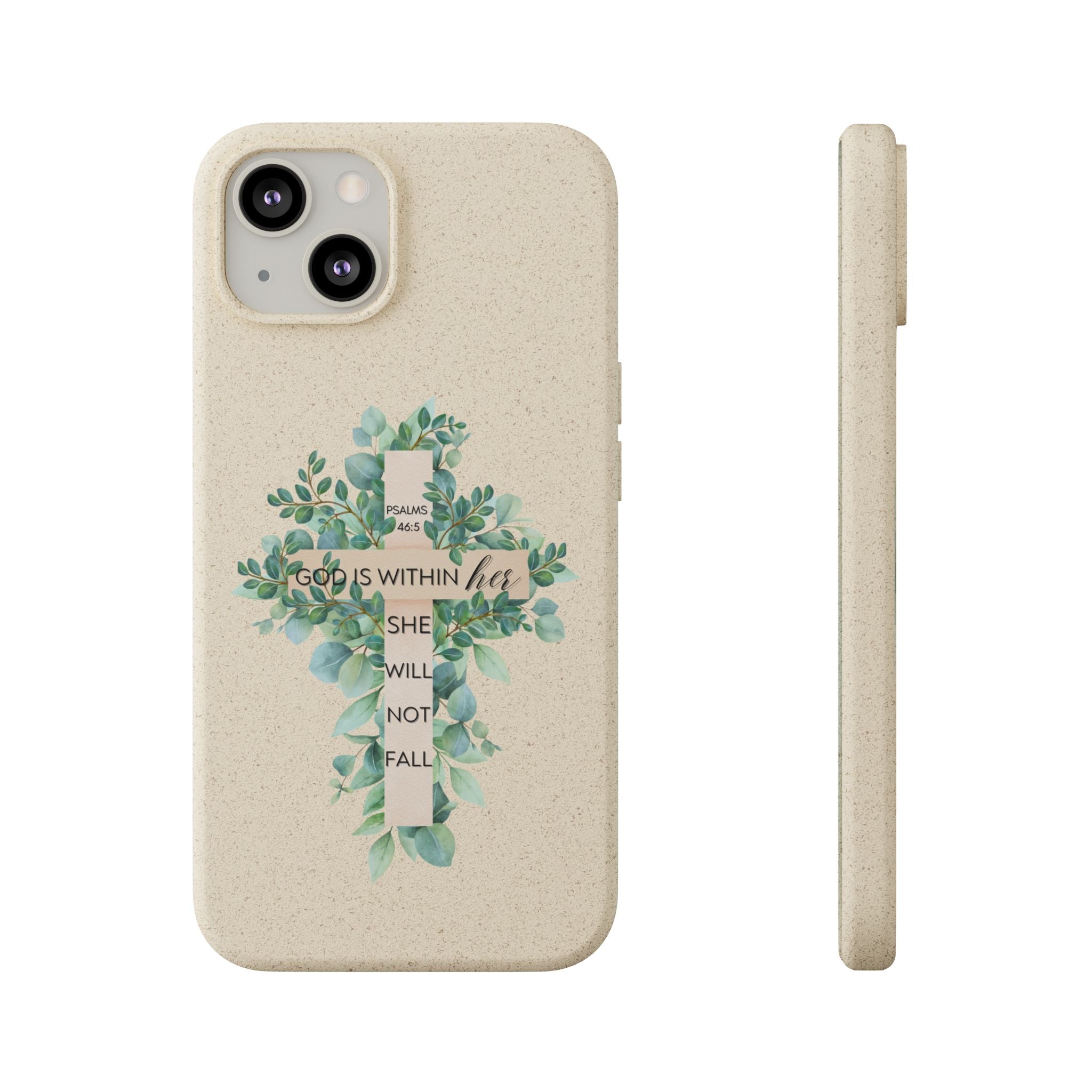 God Is Within Her Biodegradable iPhone Case
