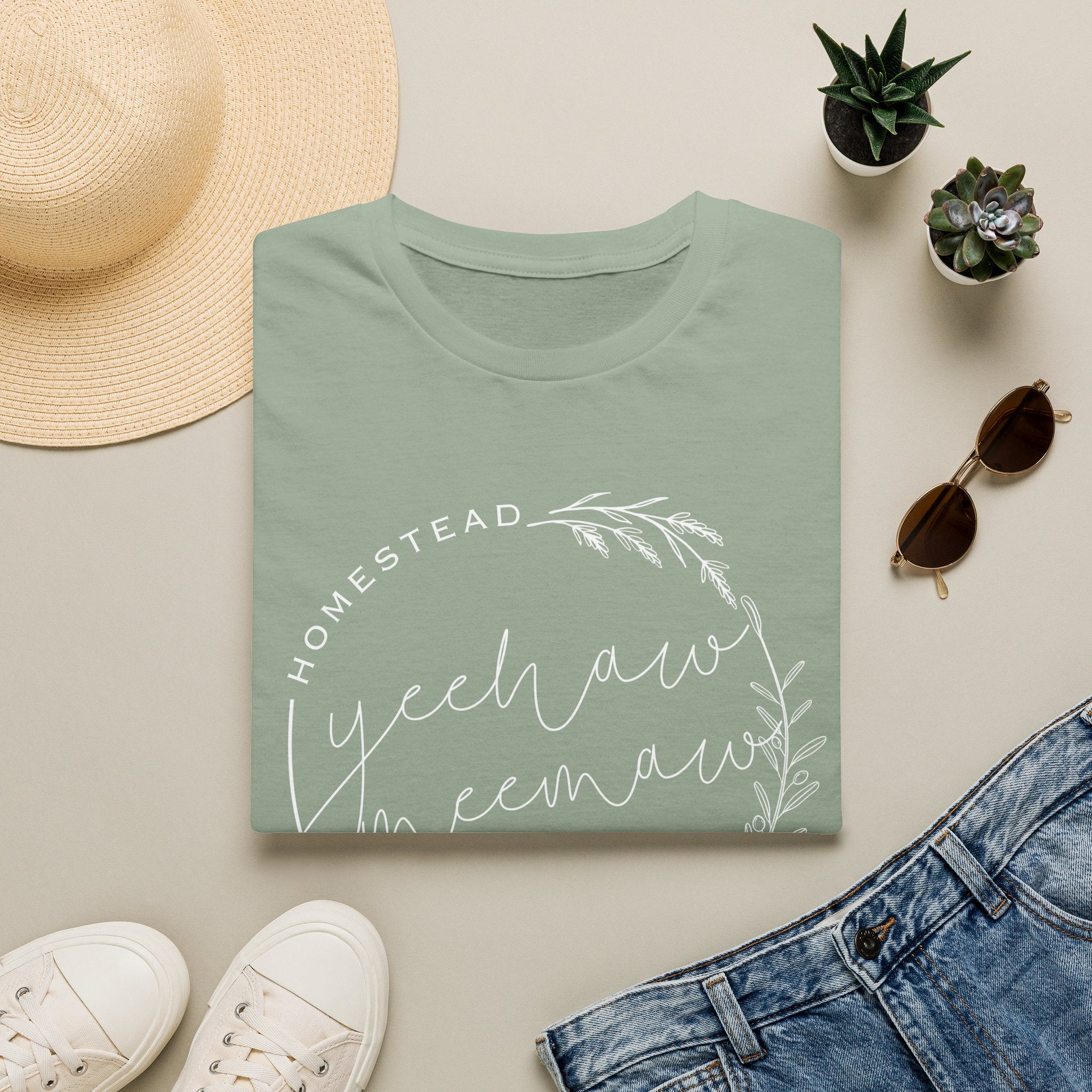 Homestead Life Yeehaw Meemaw Tshirt