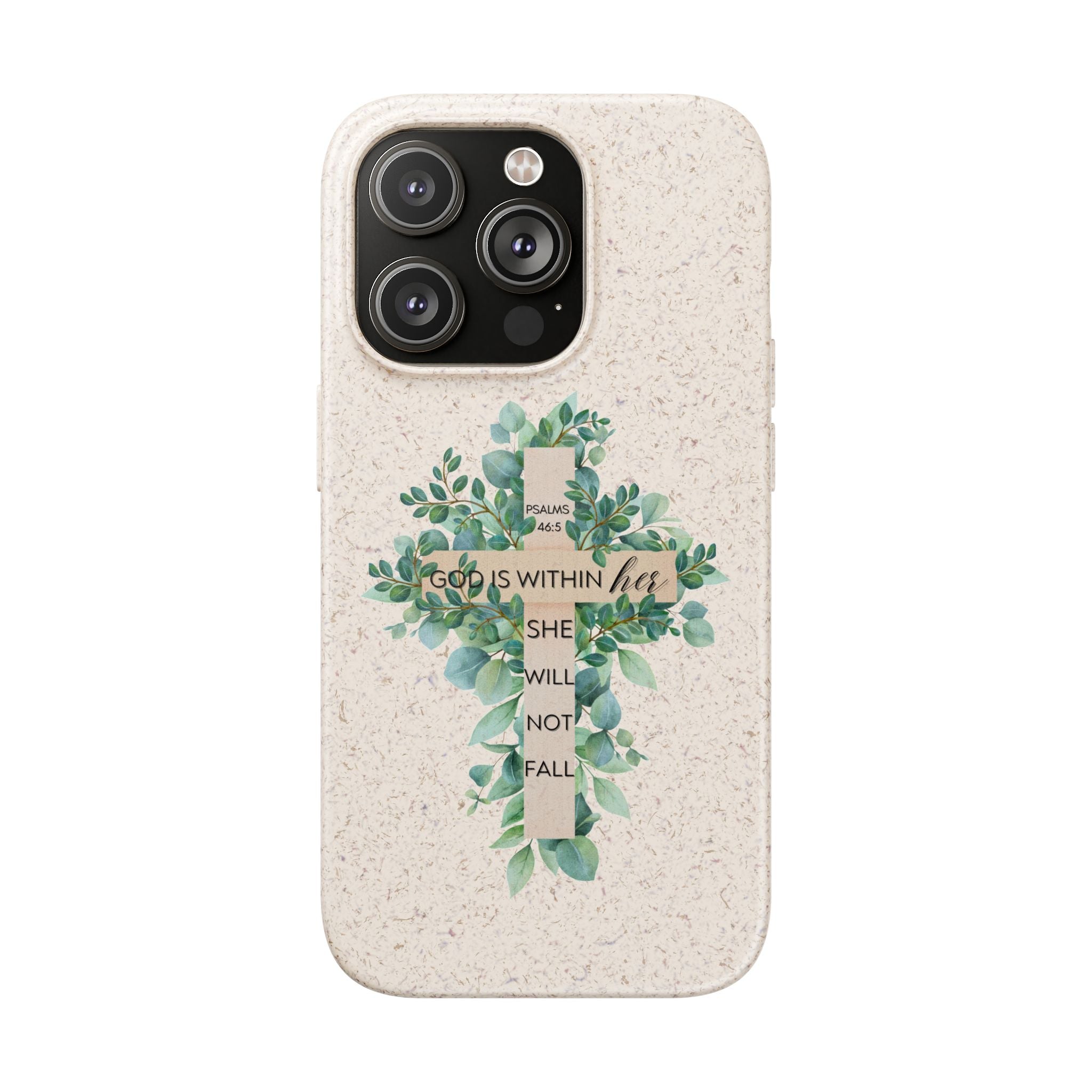 God Is Within Her Biodegradable iPhone Case