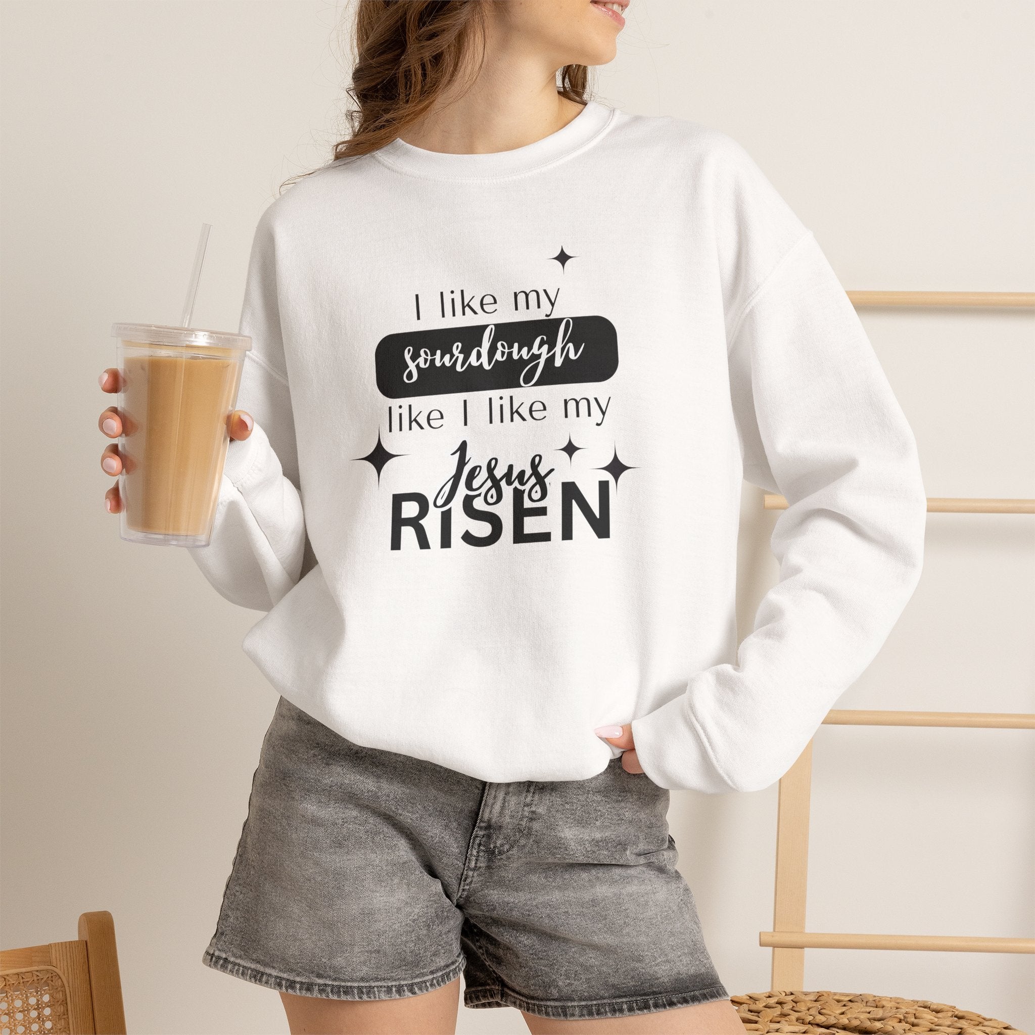 Sourdough & Jesus Crewneck Sweatshirt