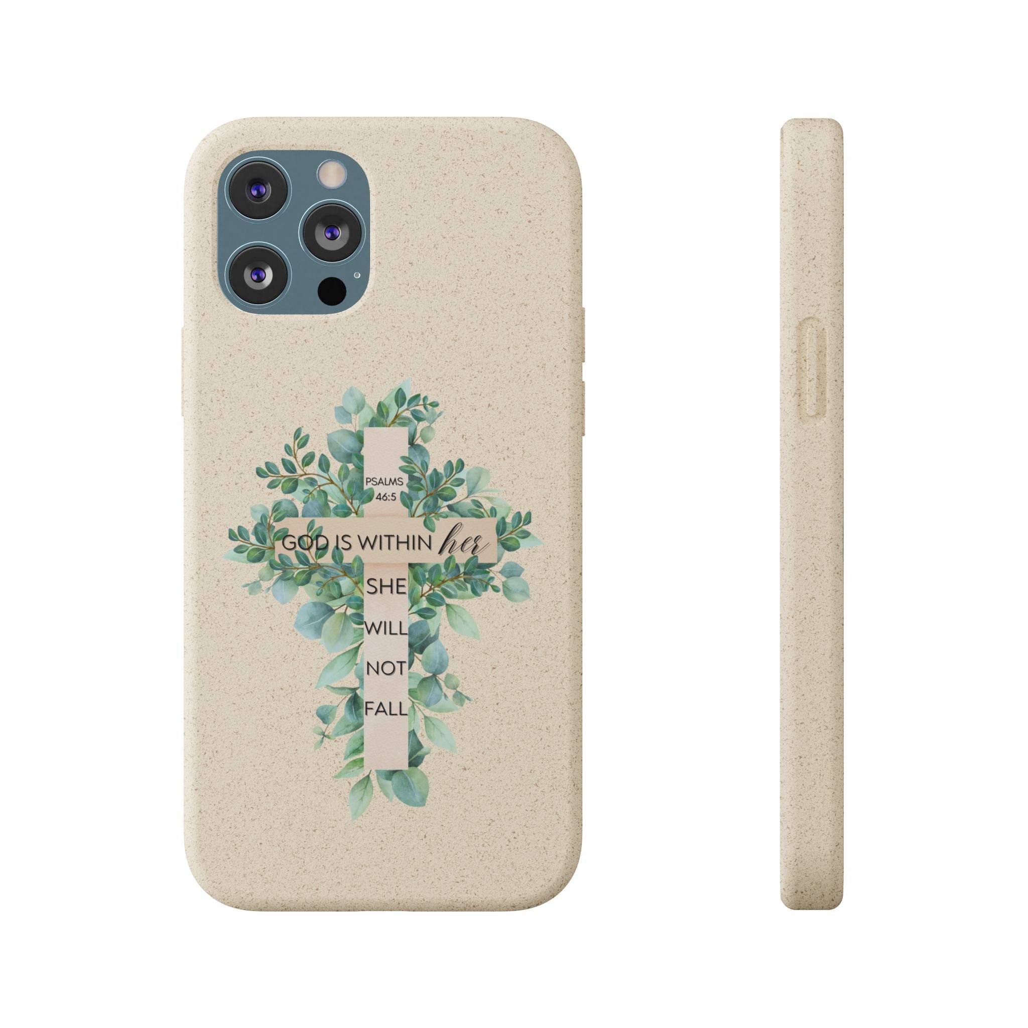 God Is Within Her Biodegradable iPhone Case