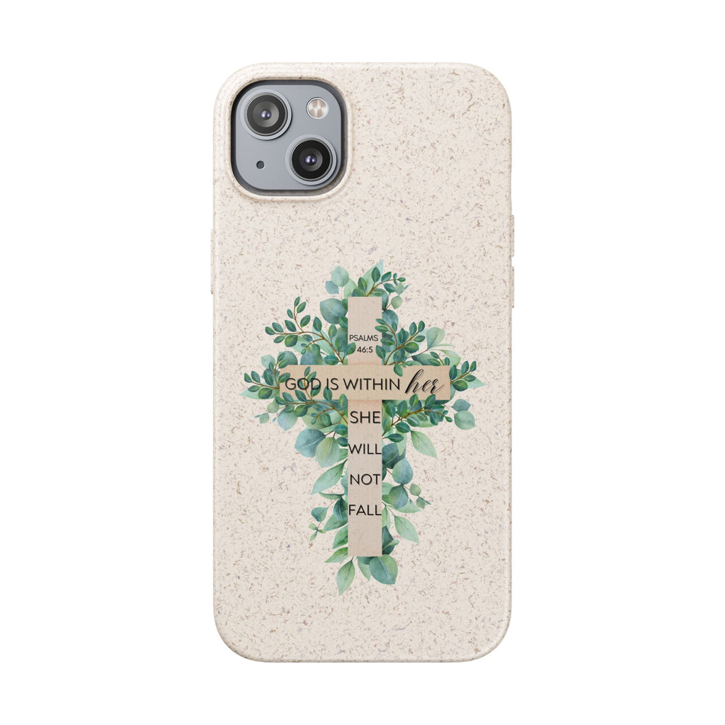 God Is Within Her Biodegradable iPhone Case
