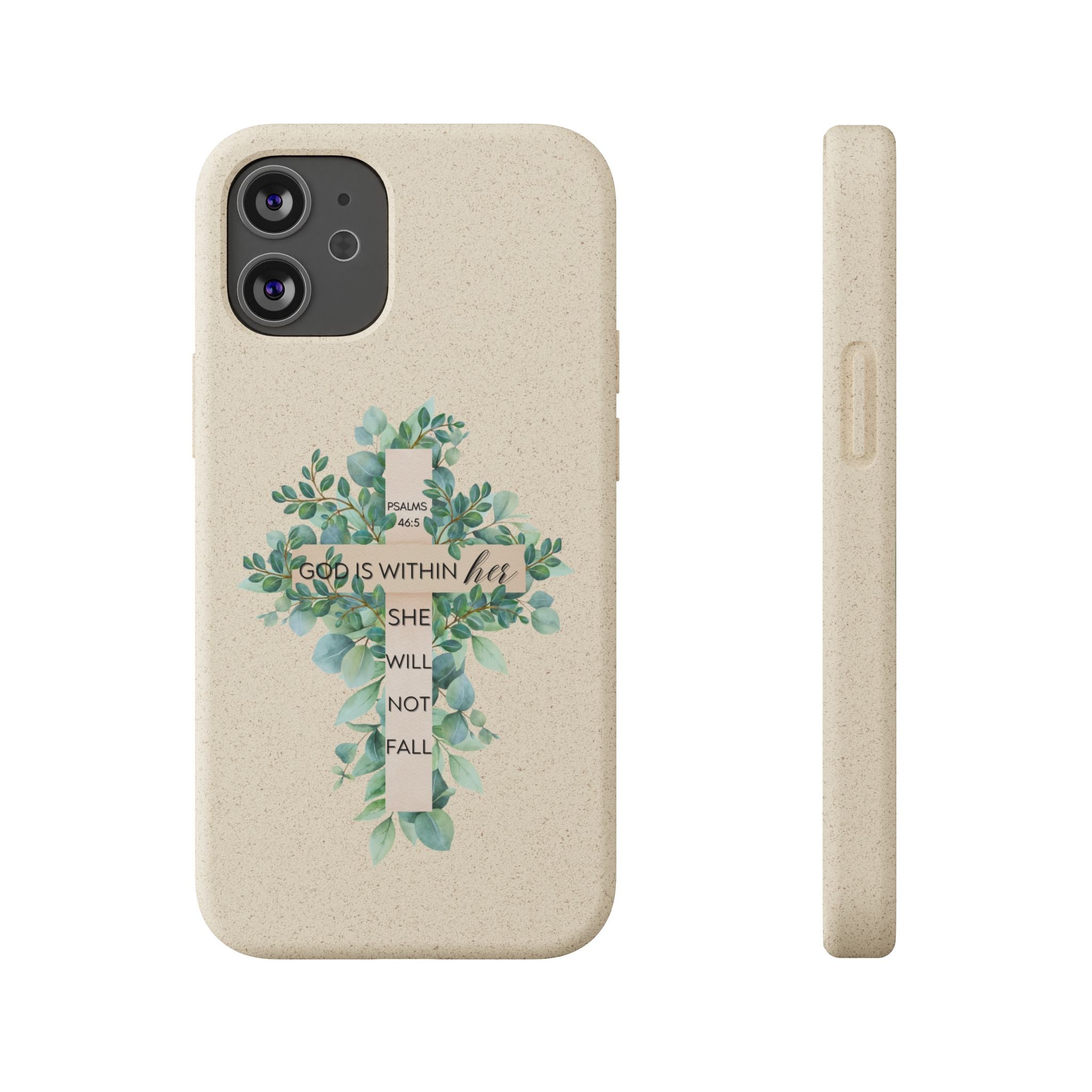 God Is Within Her Biodegradable iPhone Case