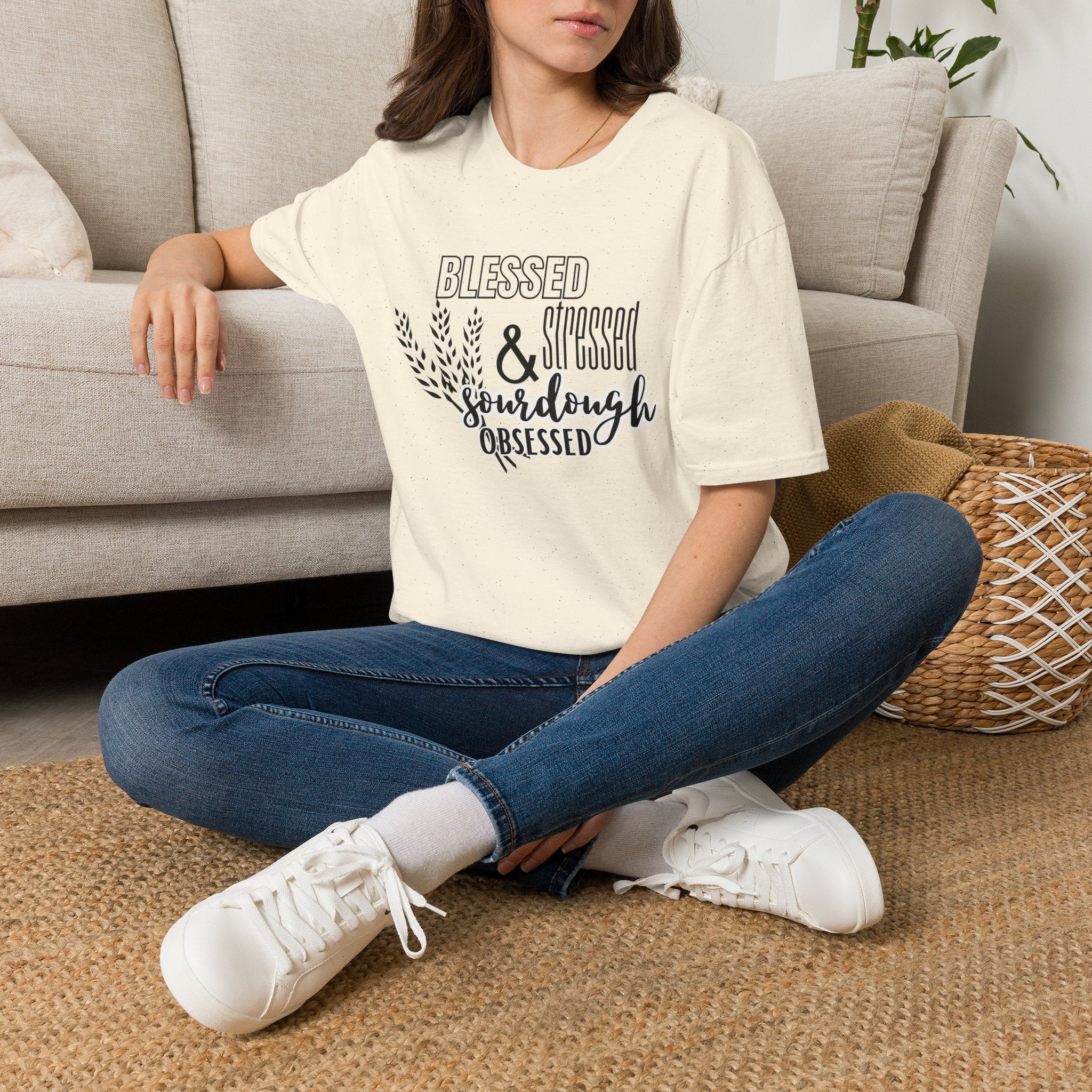 Blessed Stressed & Sourdough Obsessed T-Shirt