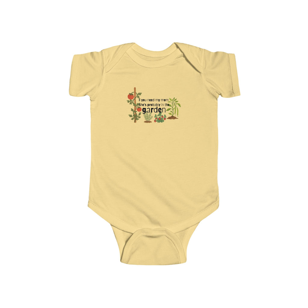 Mom's In The Garden Infant Fine Jersey Bodysuit