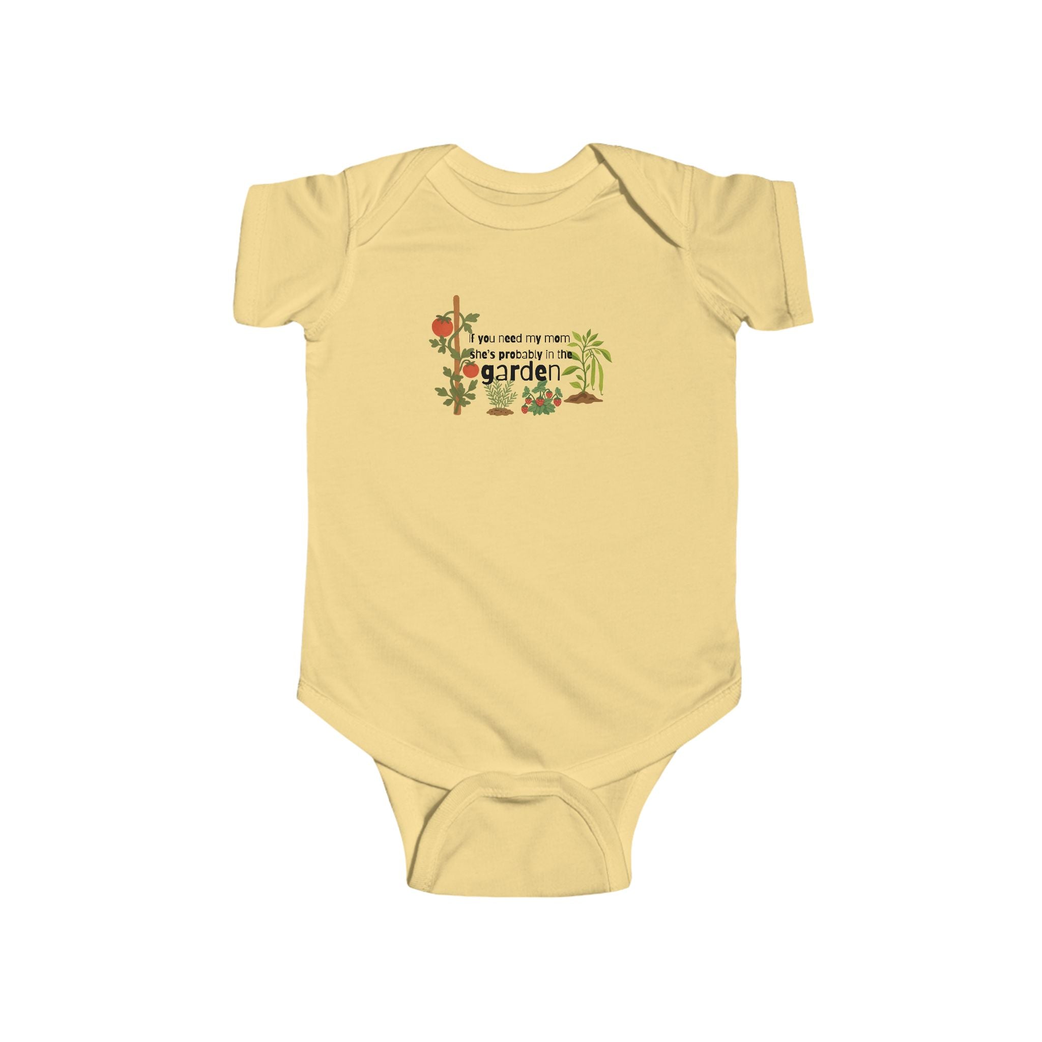 Mom's In The Garden Infant Fine Jersey Bodysuit