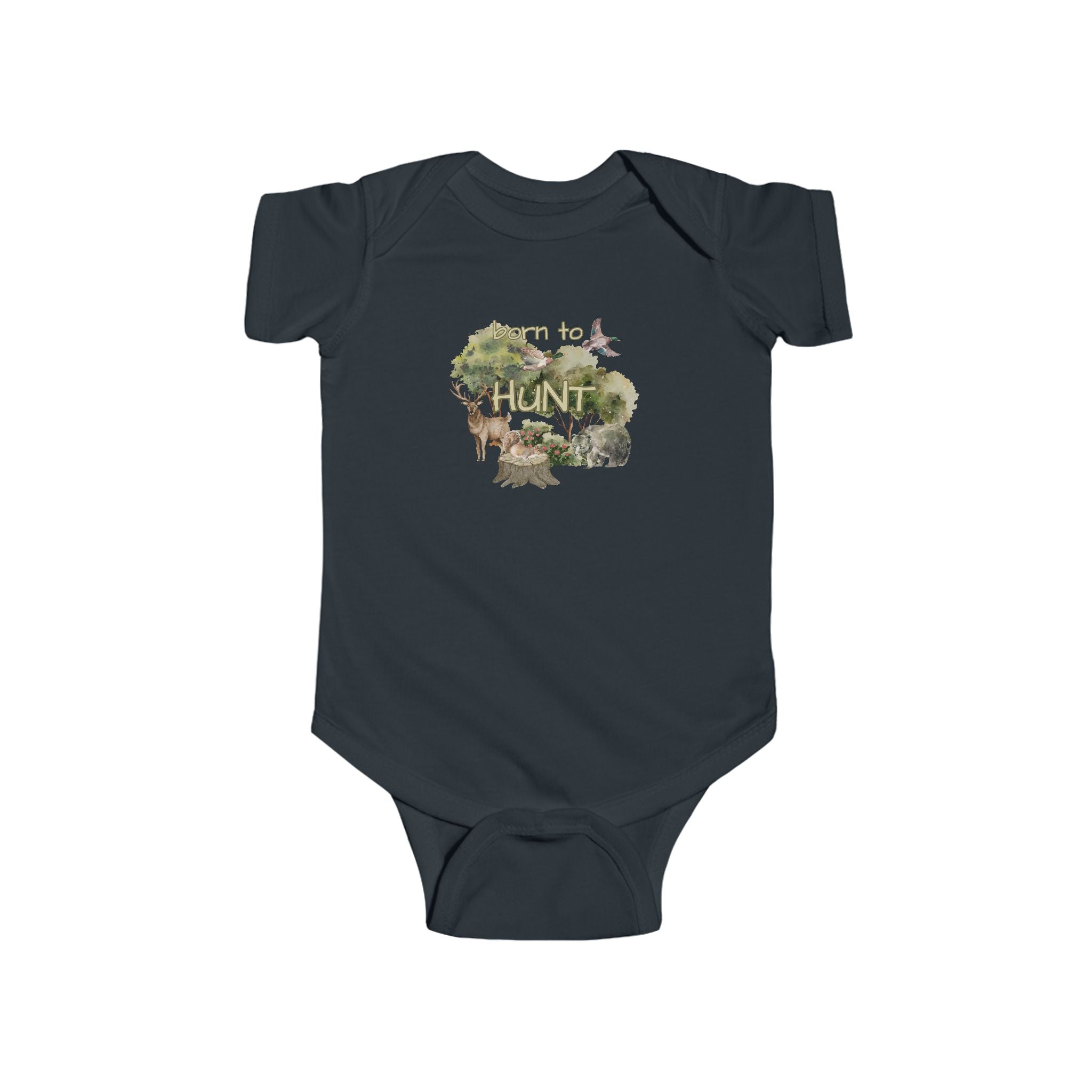 Born To Hunt Infant Fine Jersey Bodysuit