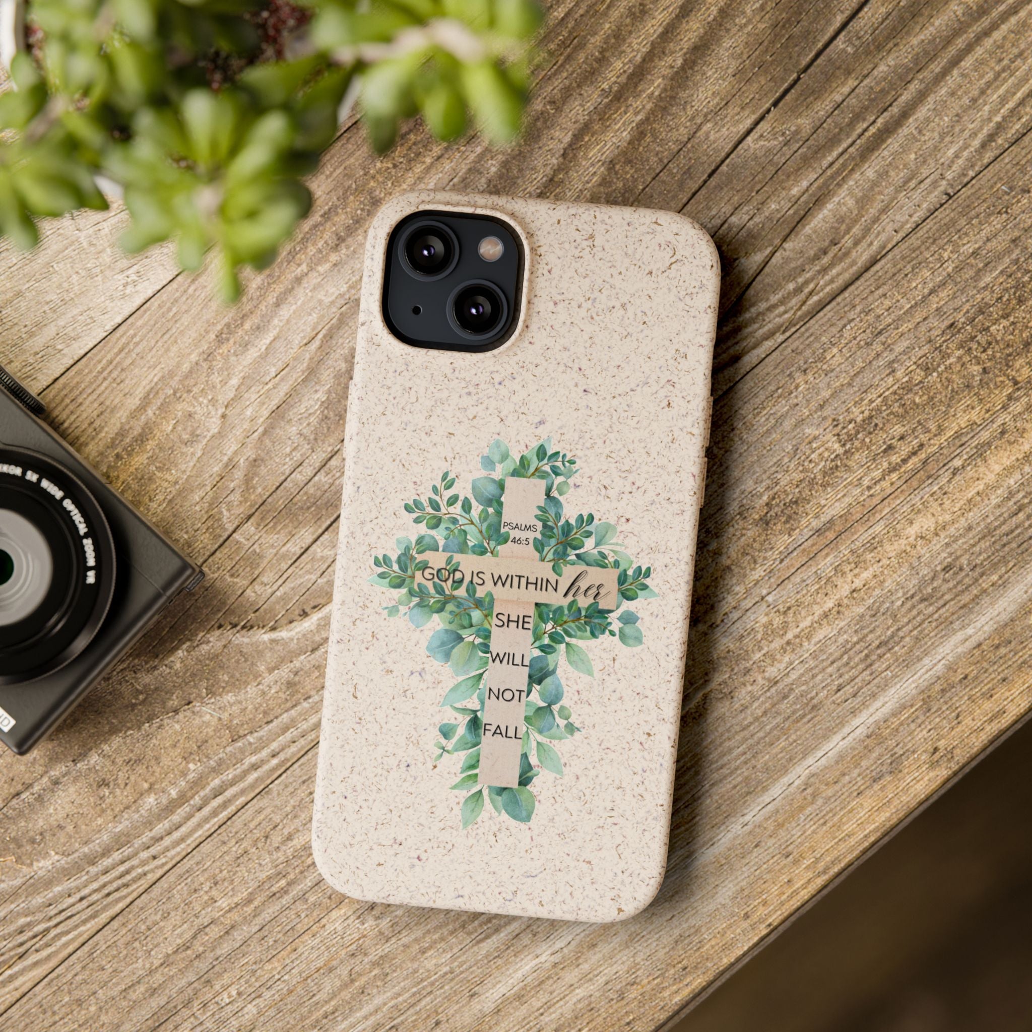 God Is Within Her Biodegradable iPhone Case
