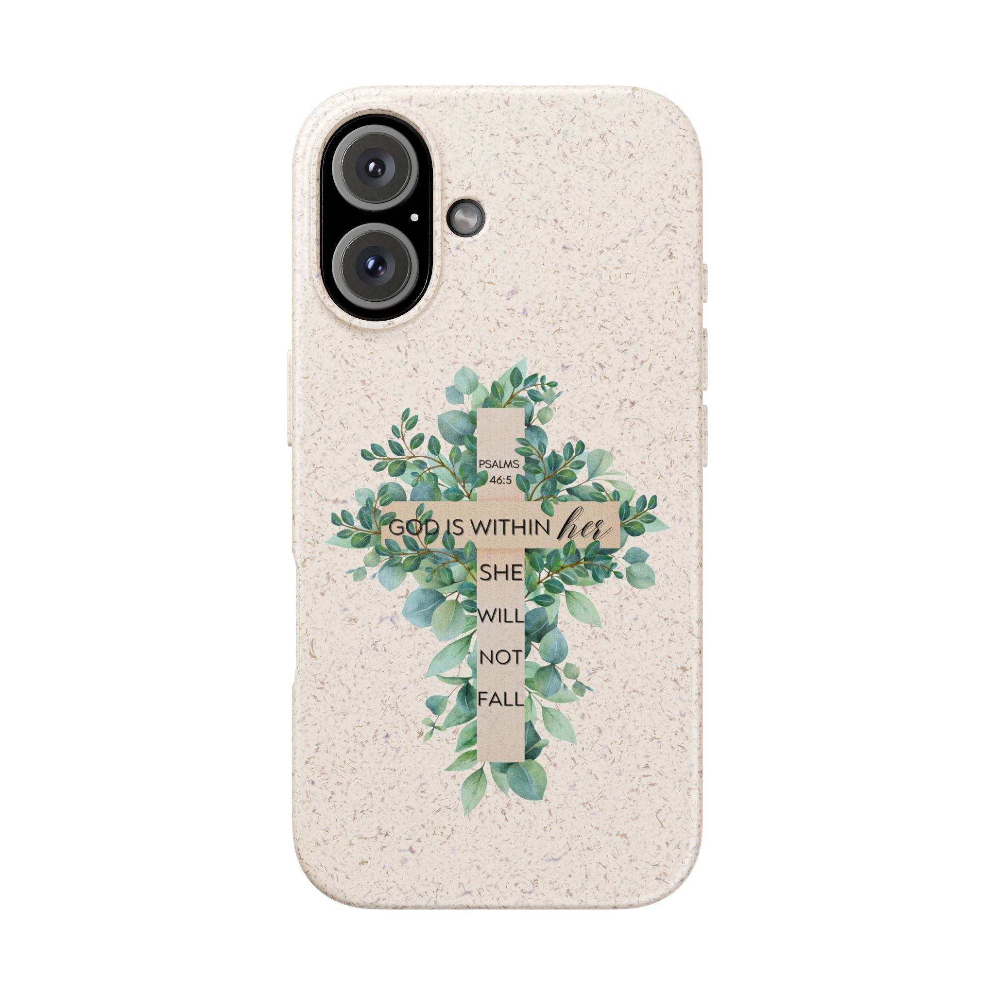 God Is Within Her Biodegradable iPhone Case