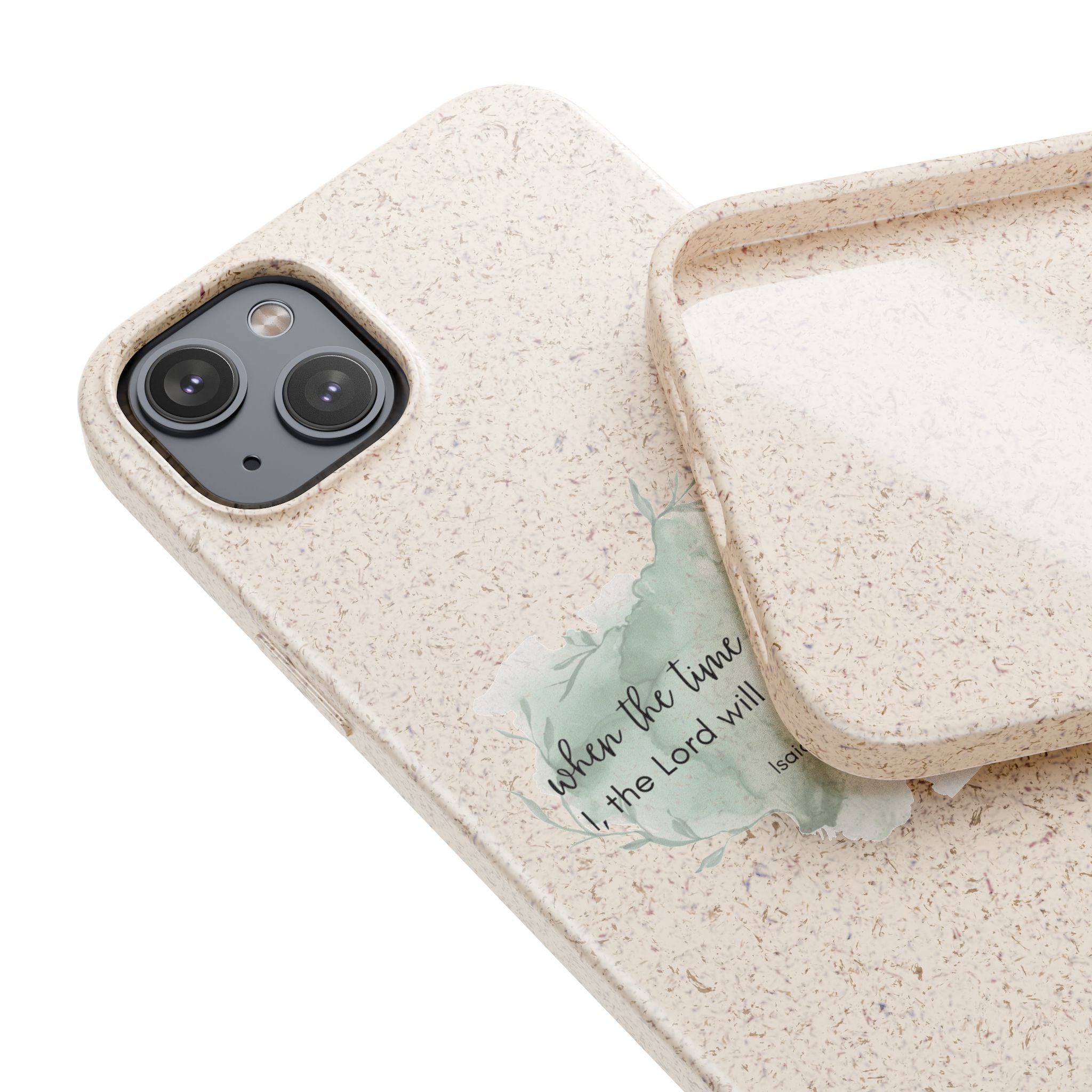 When The Time Is Right Biodegradable iPhone Case