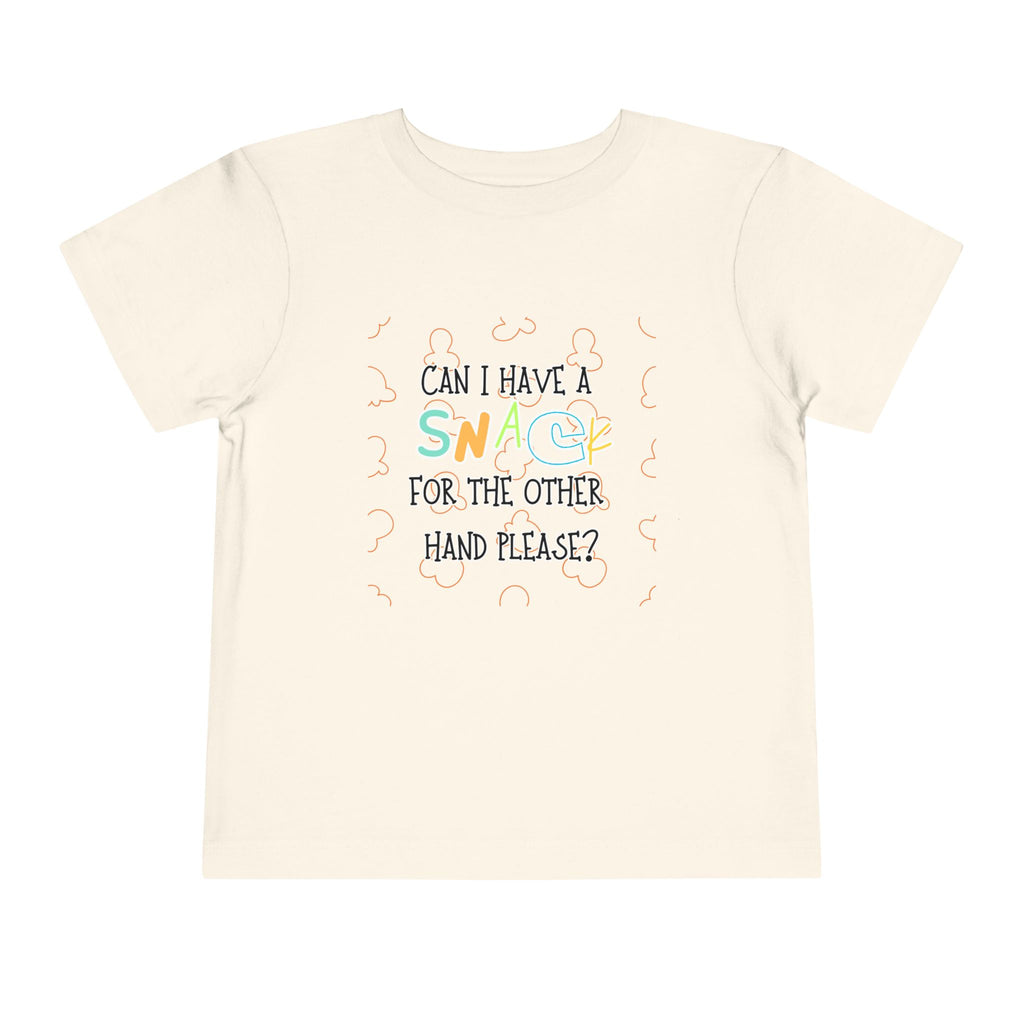 Snack For The Other Hand Toddler Short Sleeve Tee