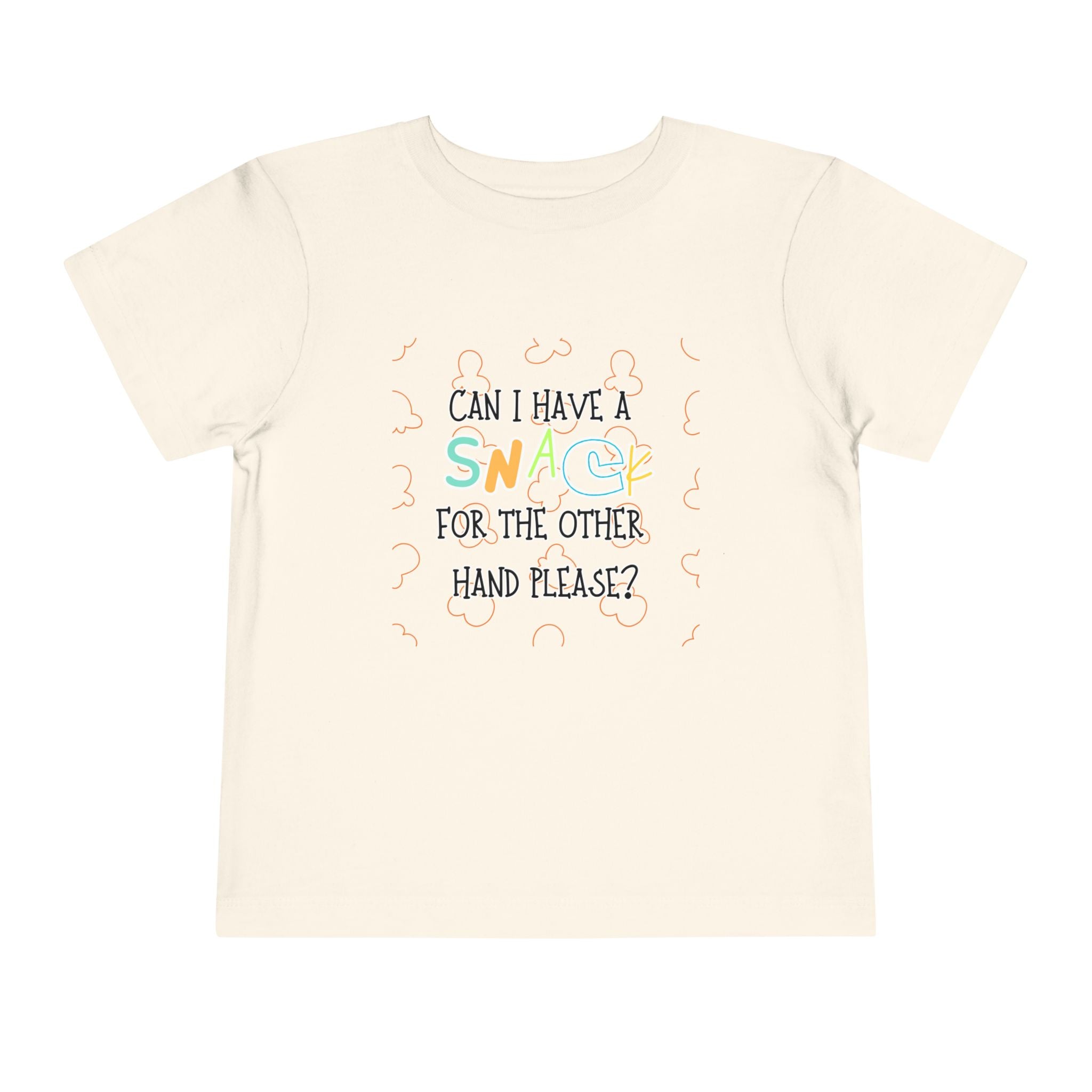Snack For The Other Hand Toddler Short Sleeve Tee