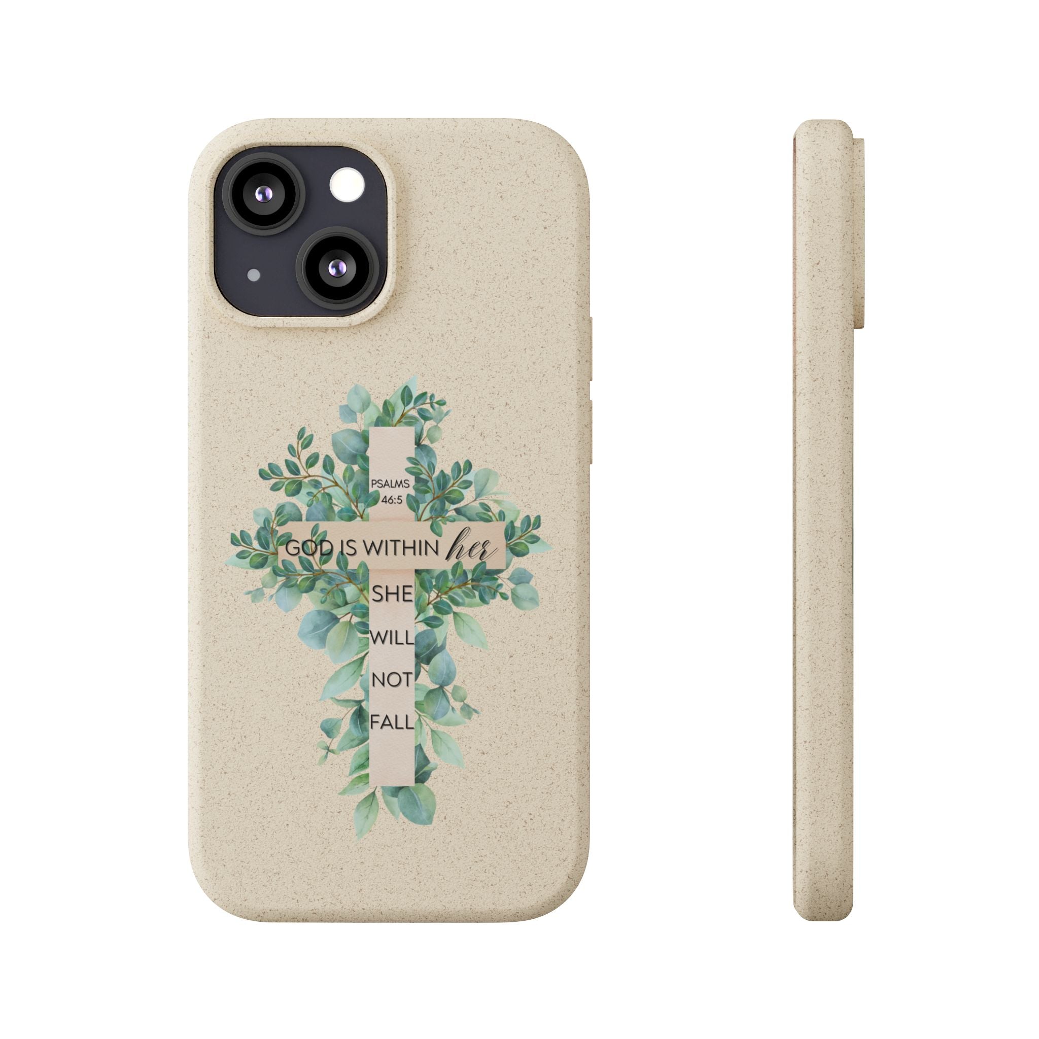 God Is Within Her Biodegradable iPhone Case