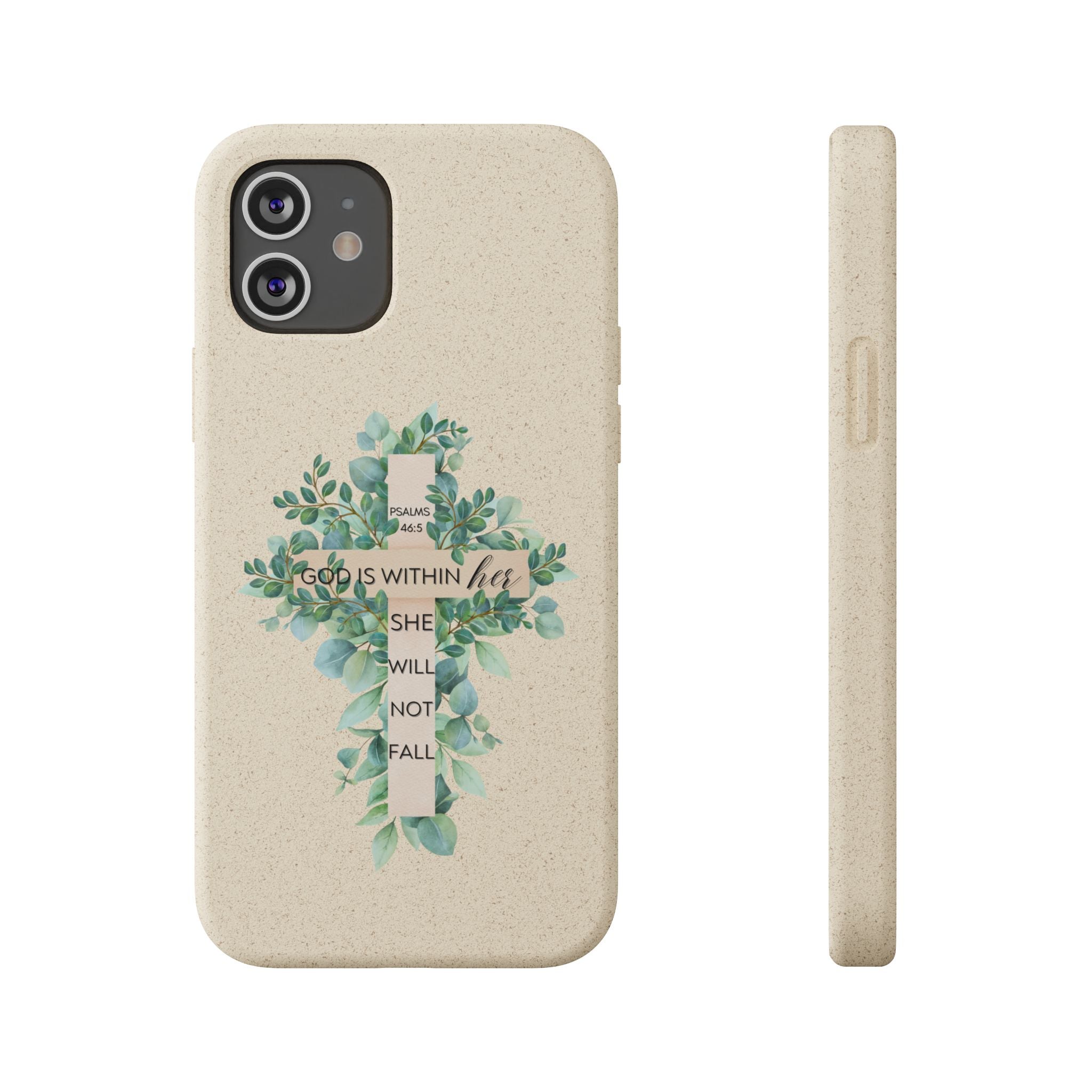 God Is Within Her Biodegradable iPhone Case