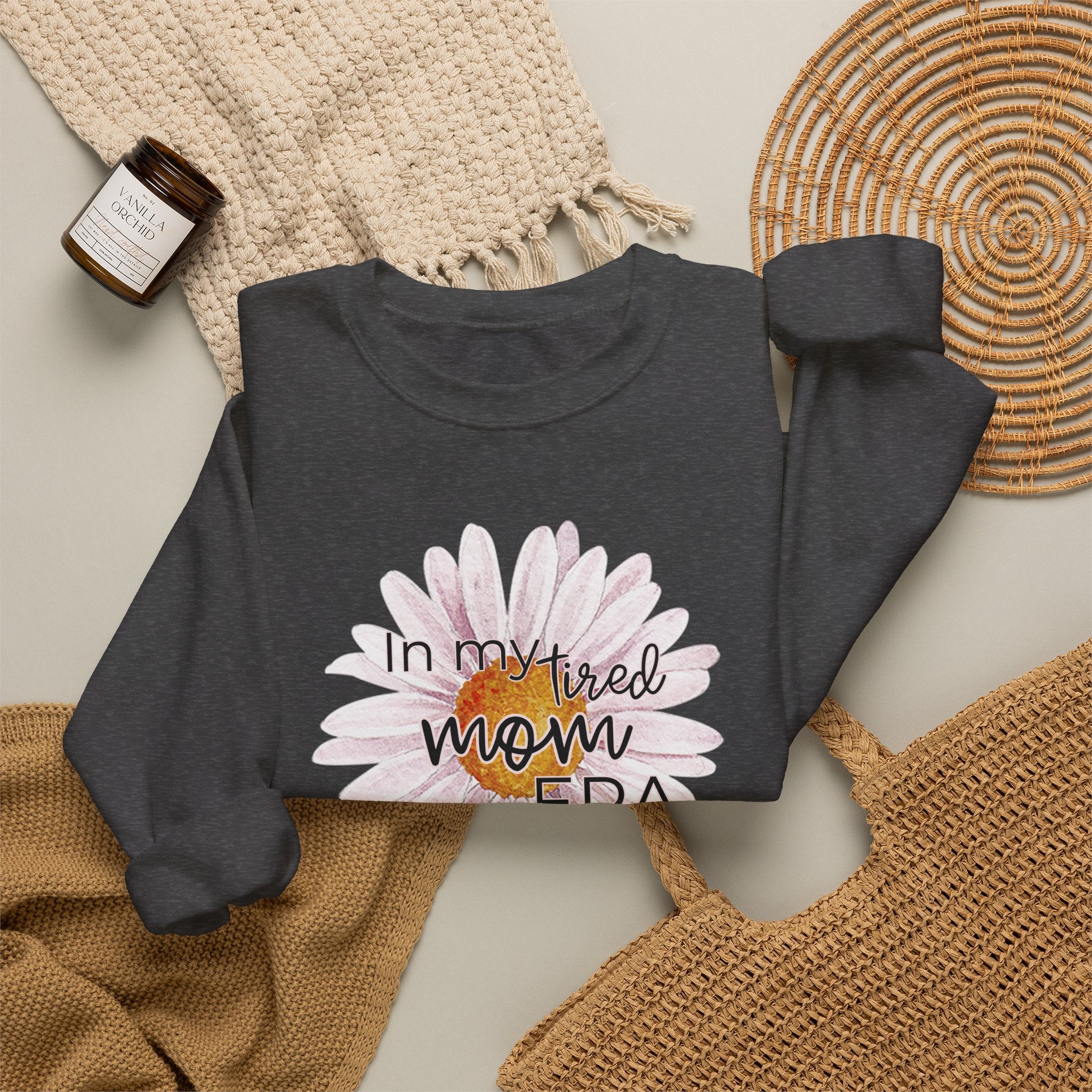 In My Tired Mom Era Crewneck Sweatshirt