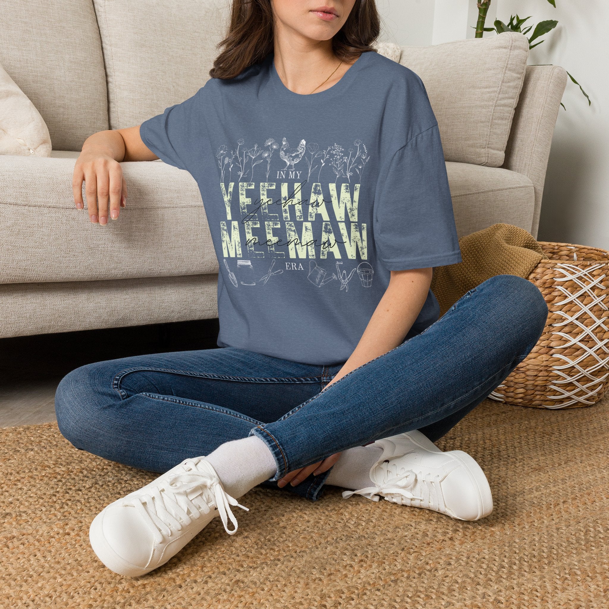 In My Yeehaw Meemaw Era Womens Tshirt