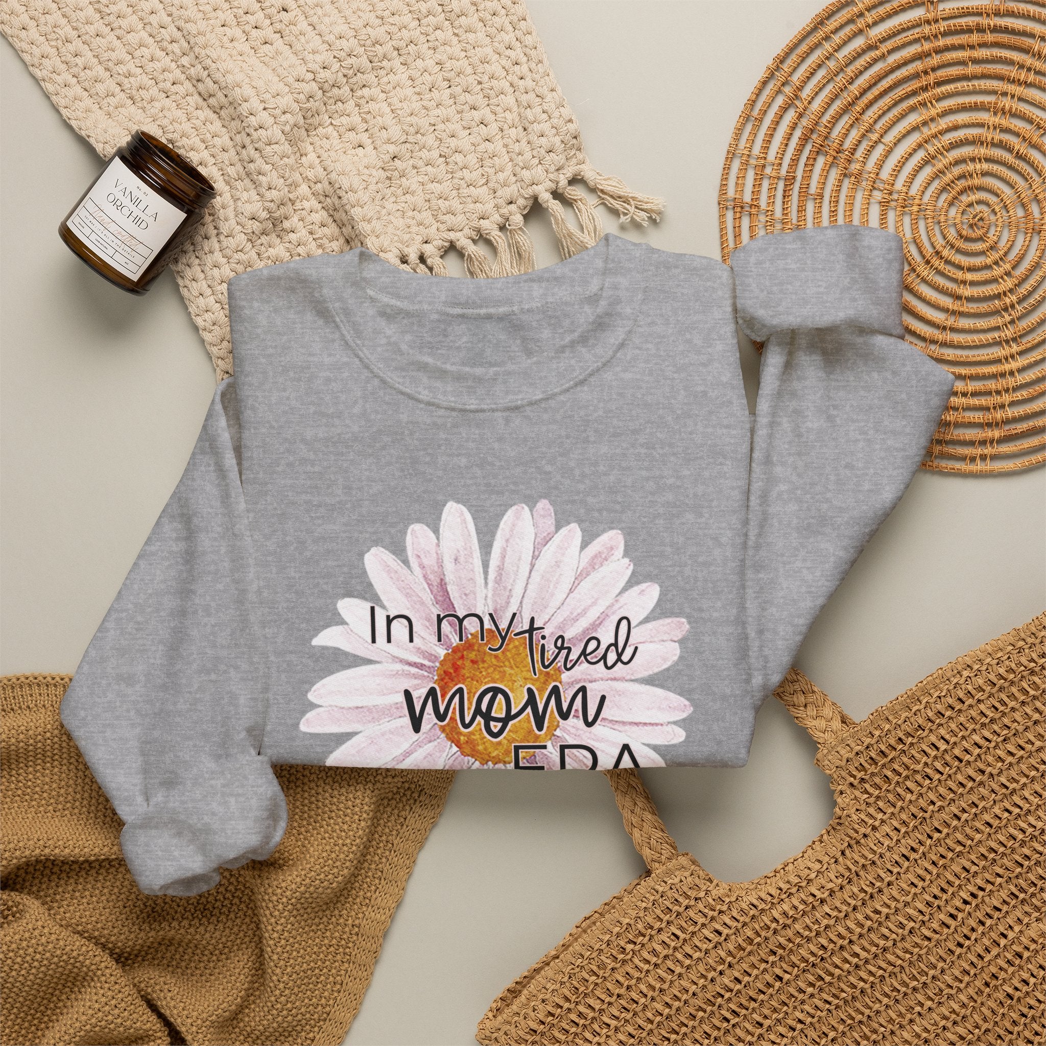 In My Tired Mom Era Crewneck Sweatshirt