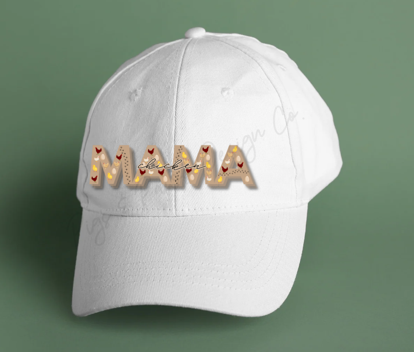 Chicken Mama Baseball Cap