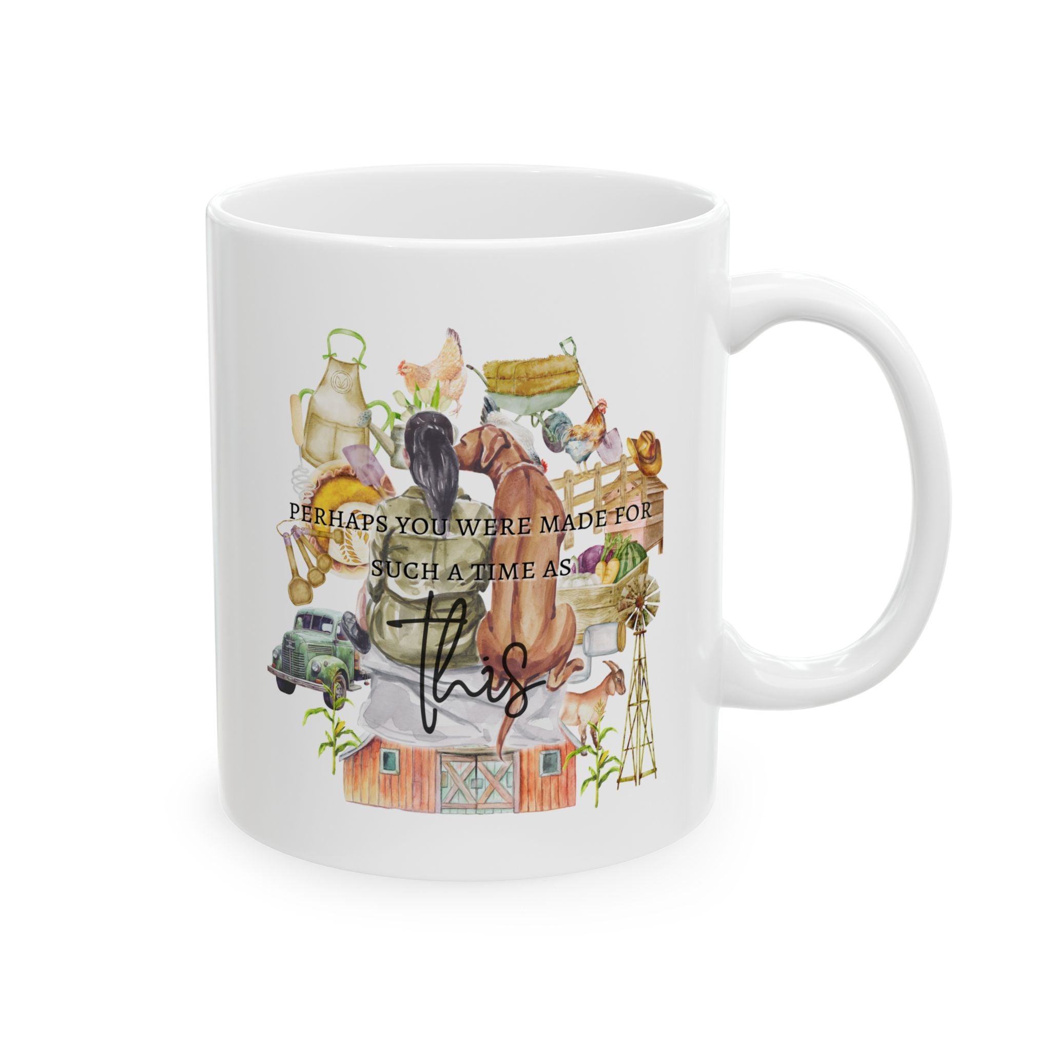 Perhaps You Were Made For Such A Time As This Ceramic Mug 11oz