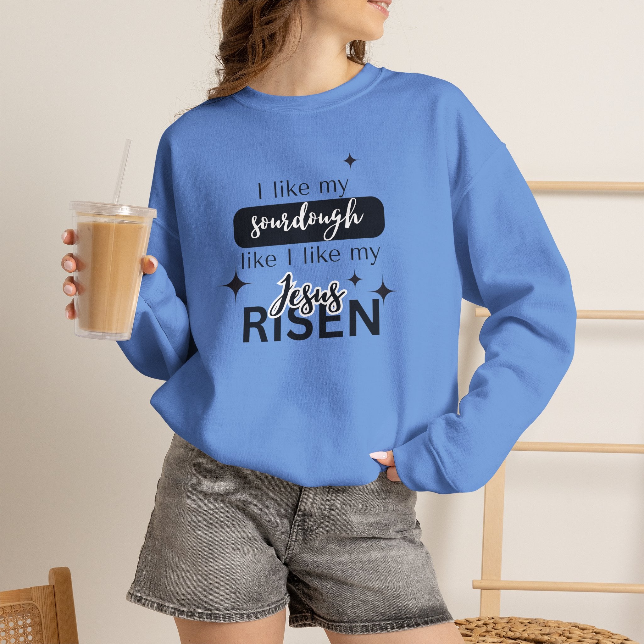 Sourdough & Jesus Crewneck Sweatshirt