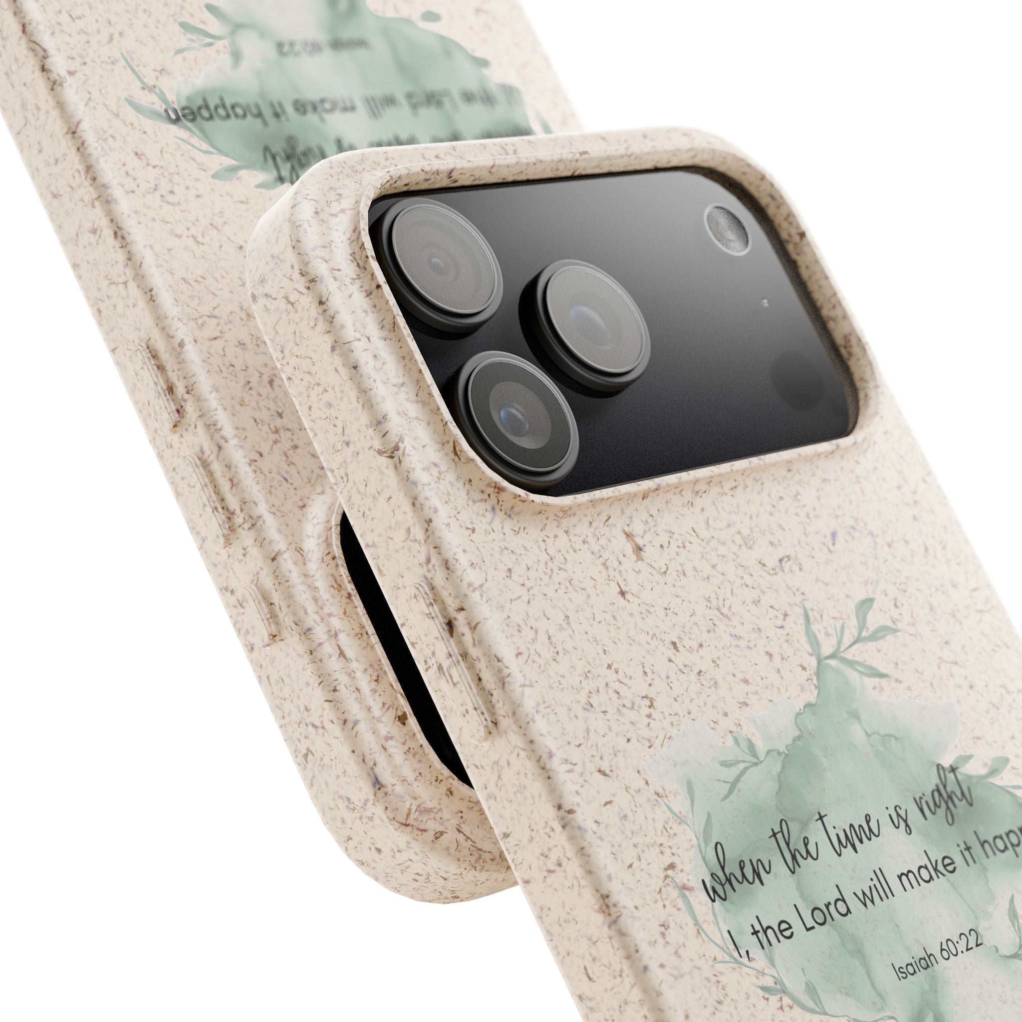 When The Time Is Right Biodegradable iPhone Case