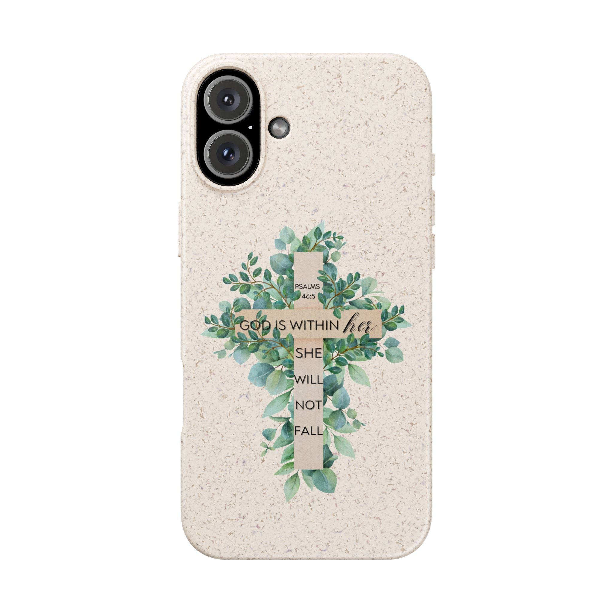 God Is Within Her Biodegradable iPhone Case