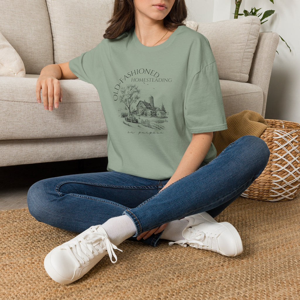 Old fashioned Homesteading On Purpose T-Shirt