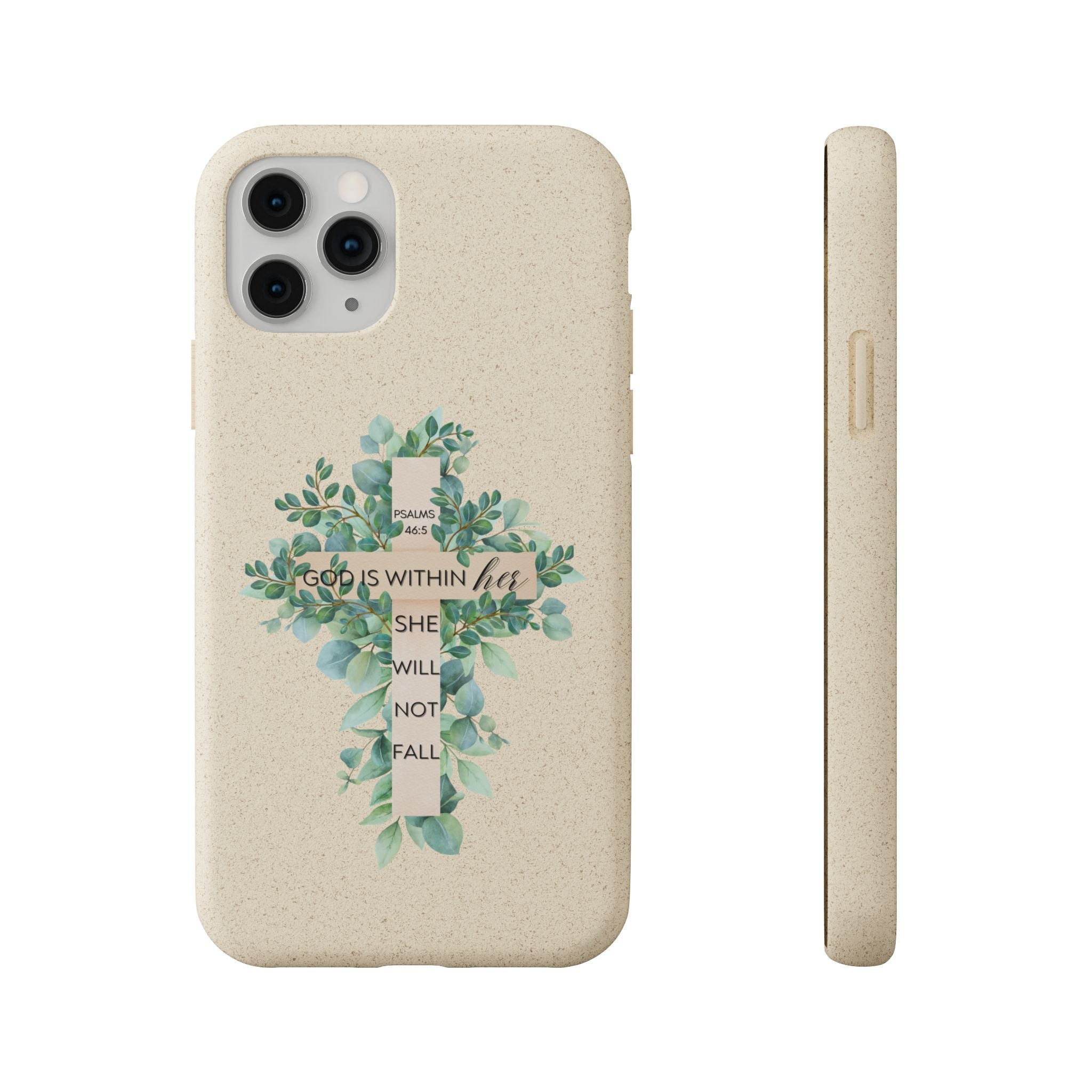 God Is Within Her Biodegradable iPhone Case