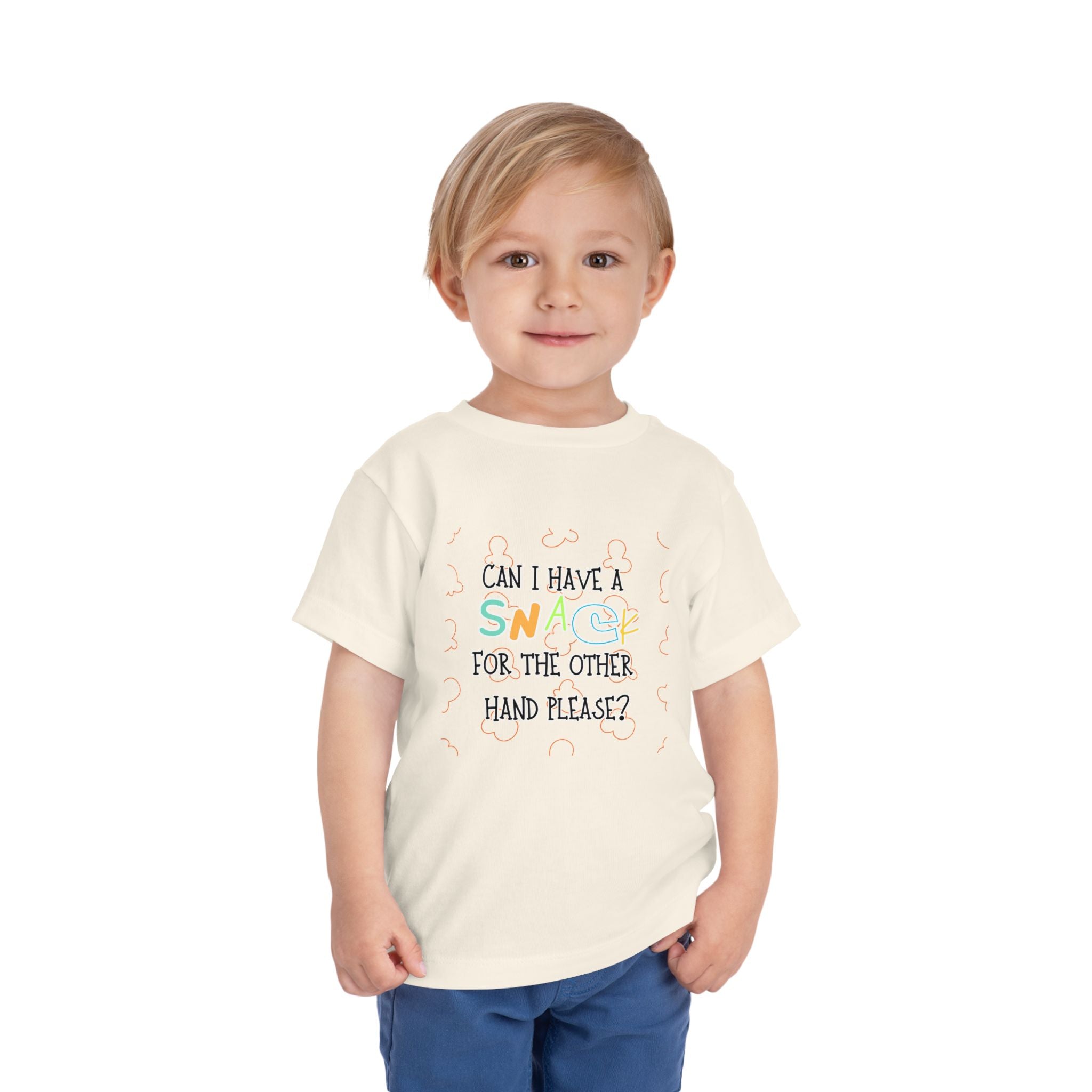 Snack For The Other Hand Toddler Short Sleeve Tee