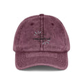 Overwhelmed Embroidered Vintage Hat