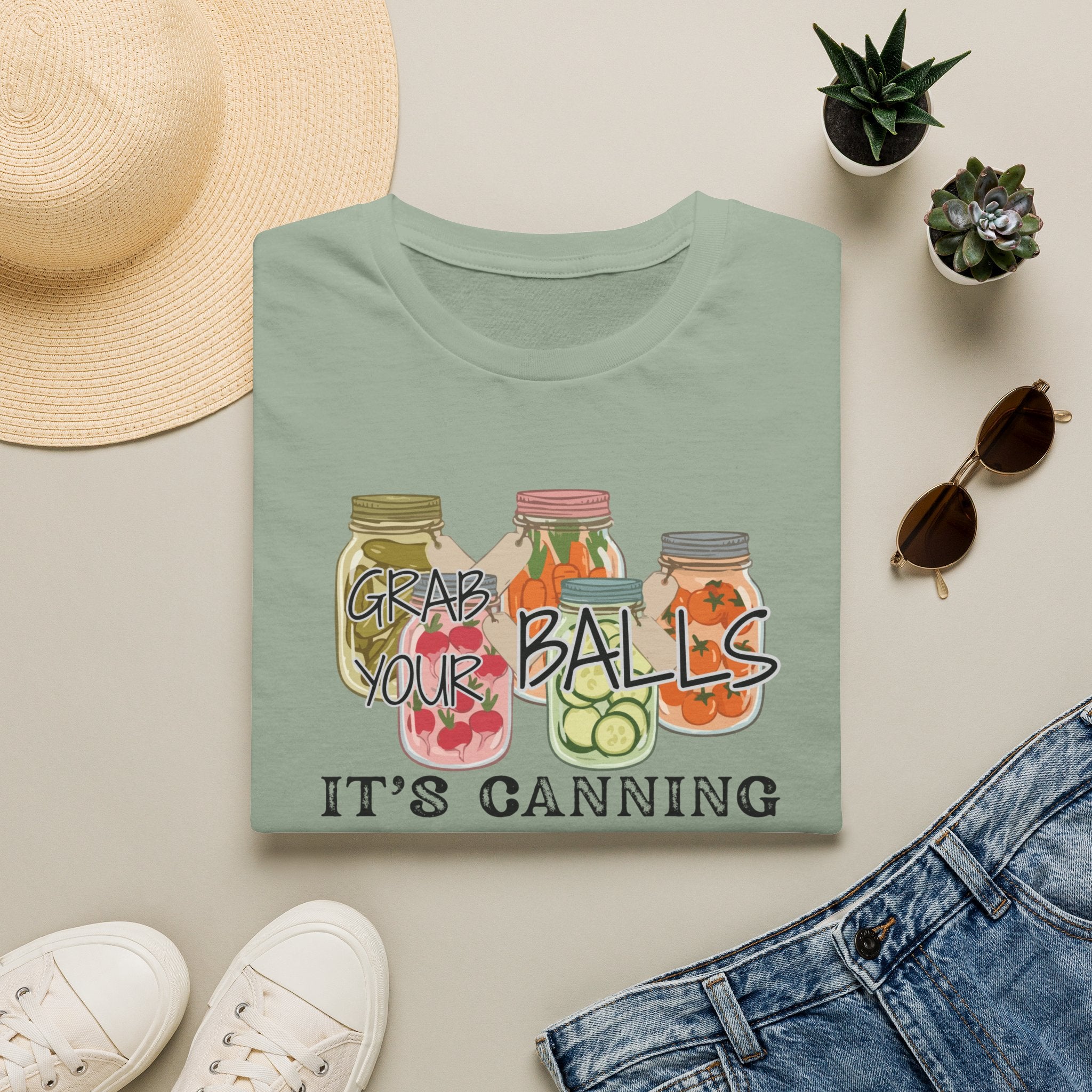 Grabs Your Balls It's Canning Season T-Shirt