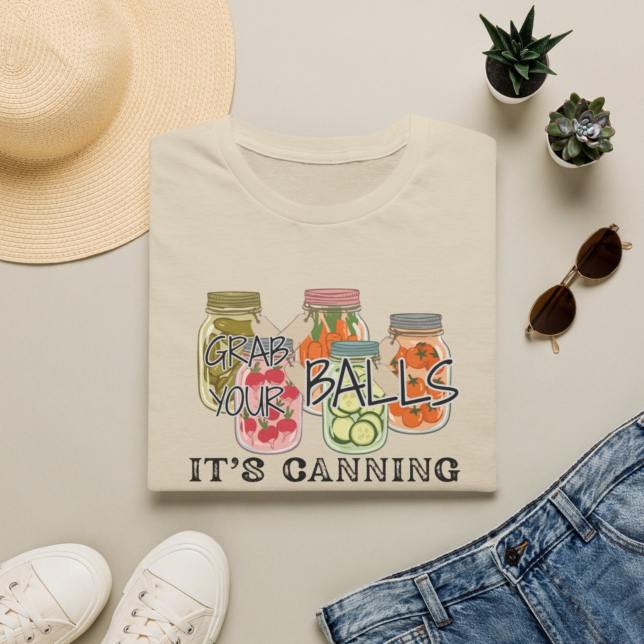 Grabs Your Balls It's Canning Season T-Shirt