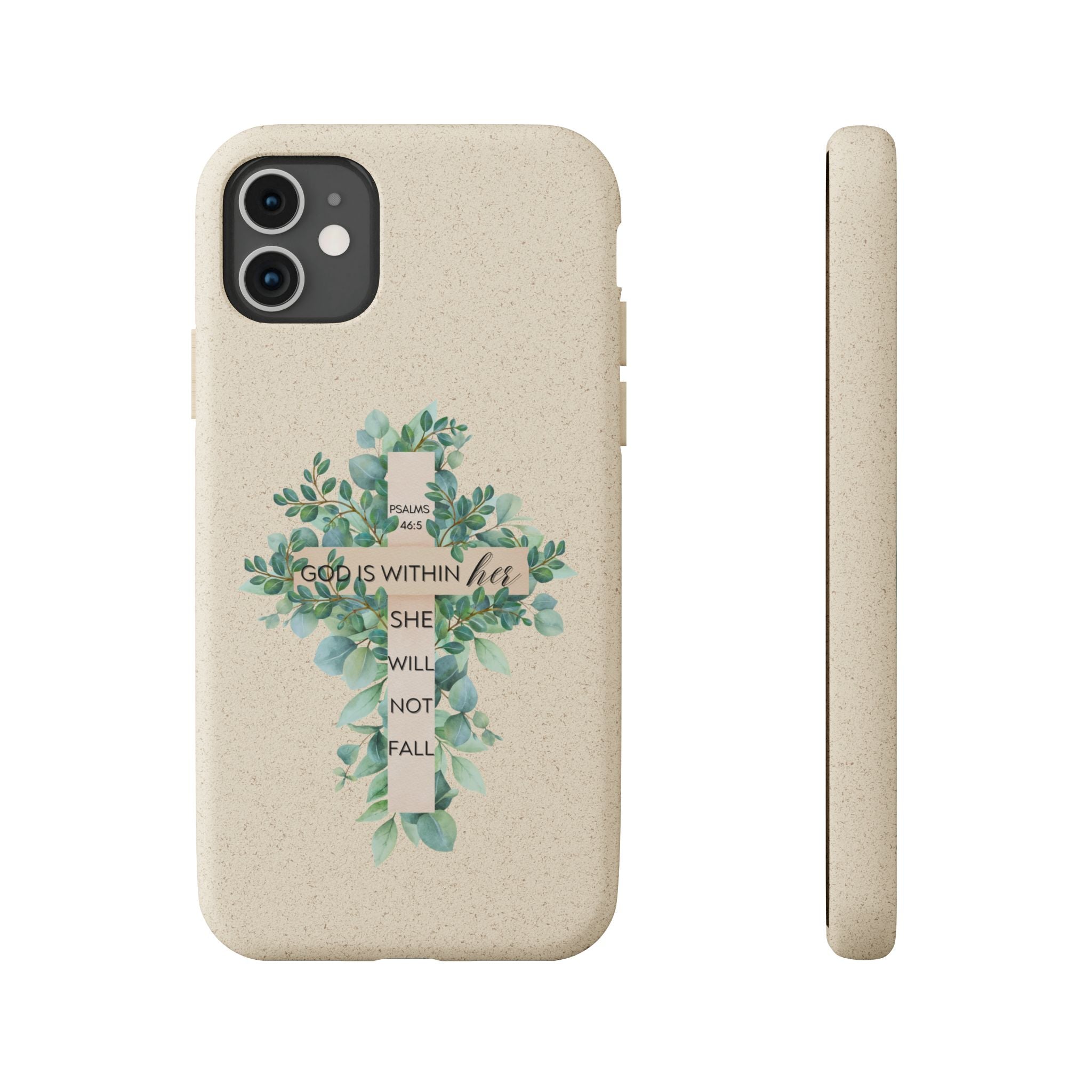 God Is Within Her Biodegradable iPhone Case