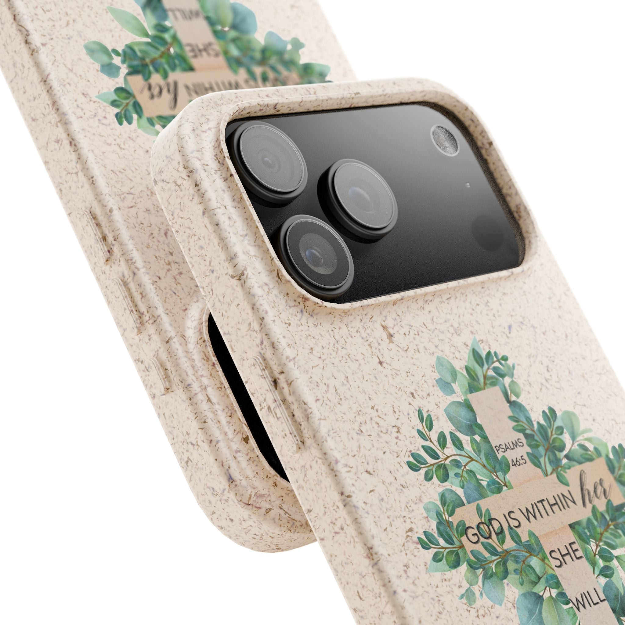 God Is Within Her Biodegradable iPhone Case