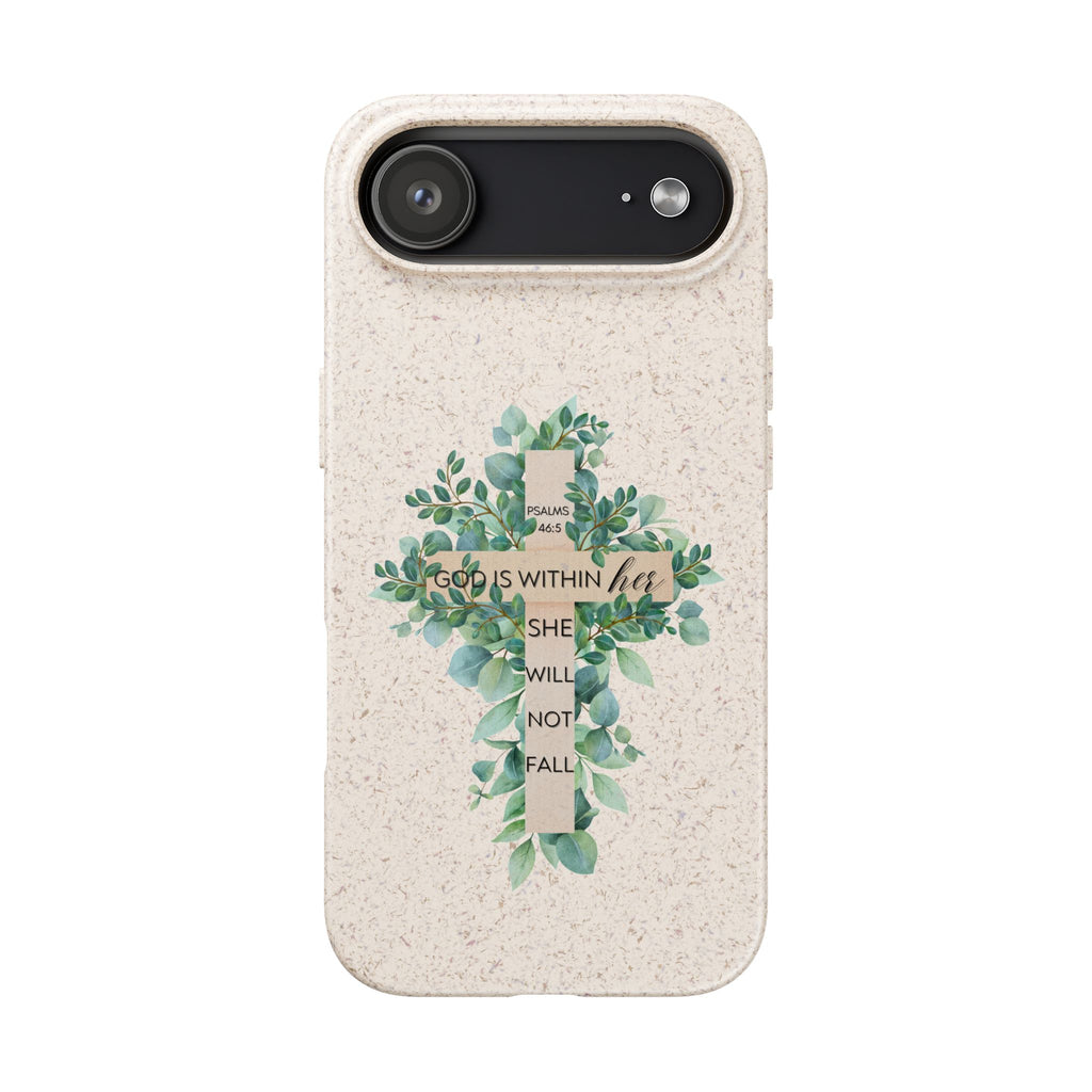 God Is Within Her Biodegradable iPhone Case