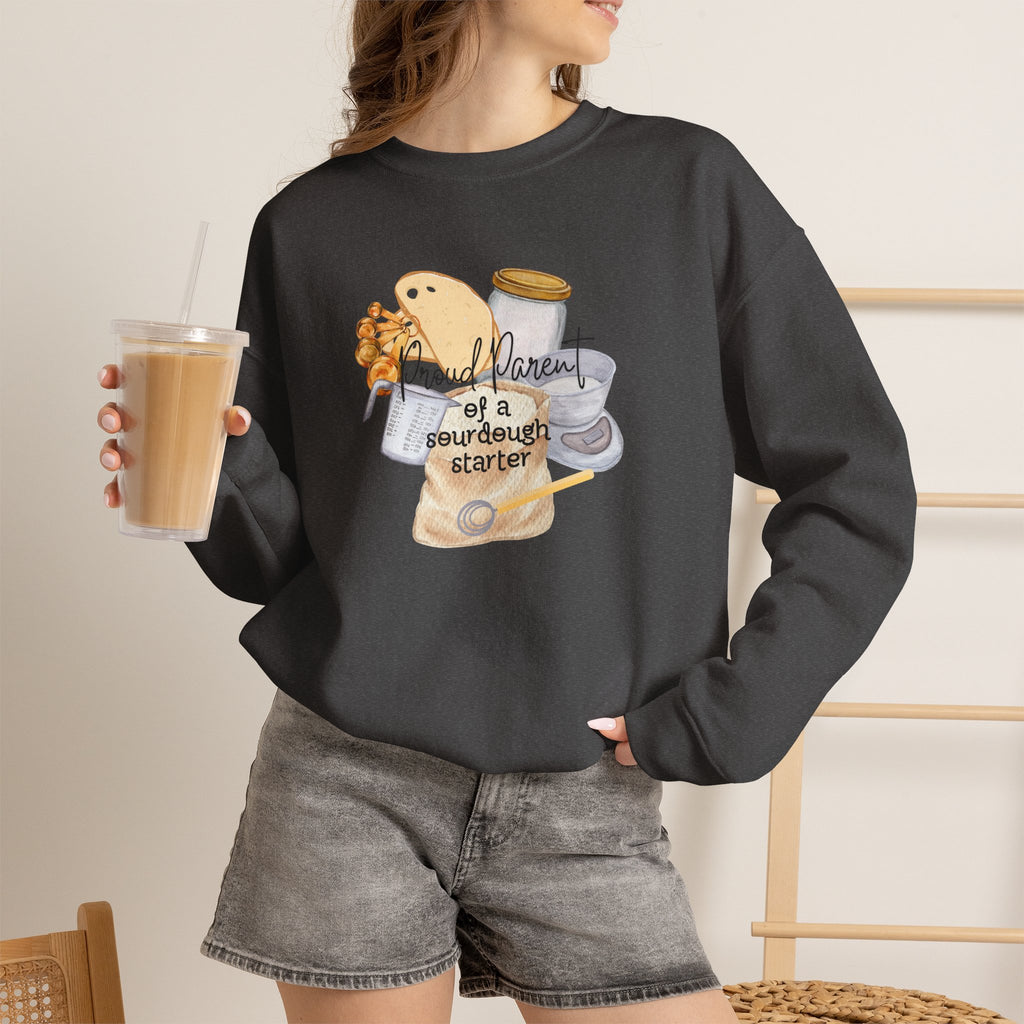 Proud Parents Of A Sourdough Starter Crewneck Sweatshirt