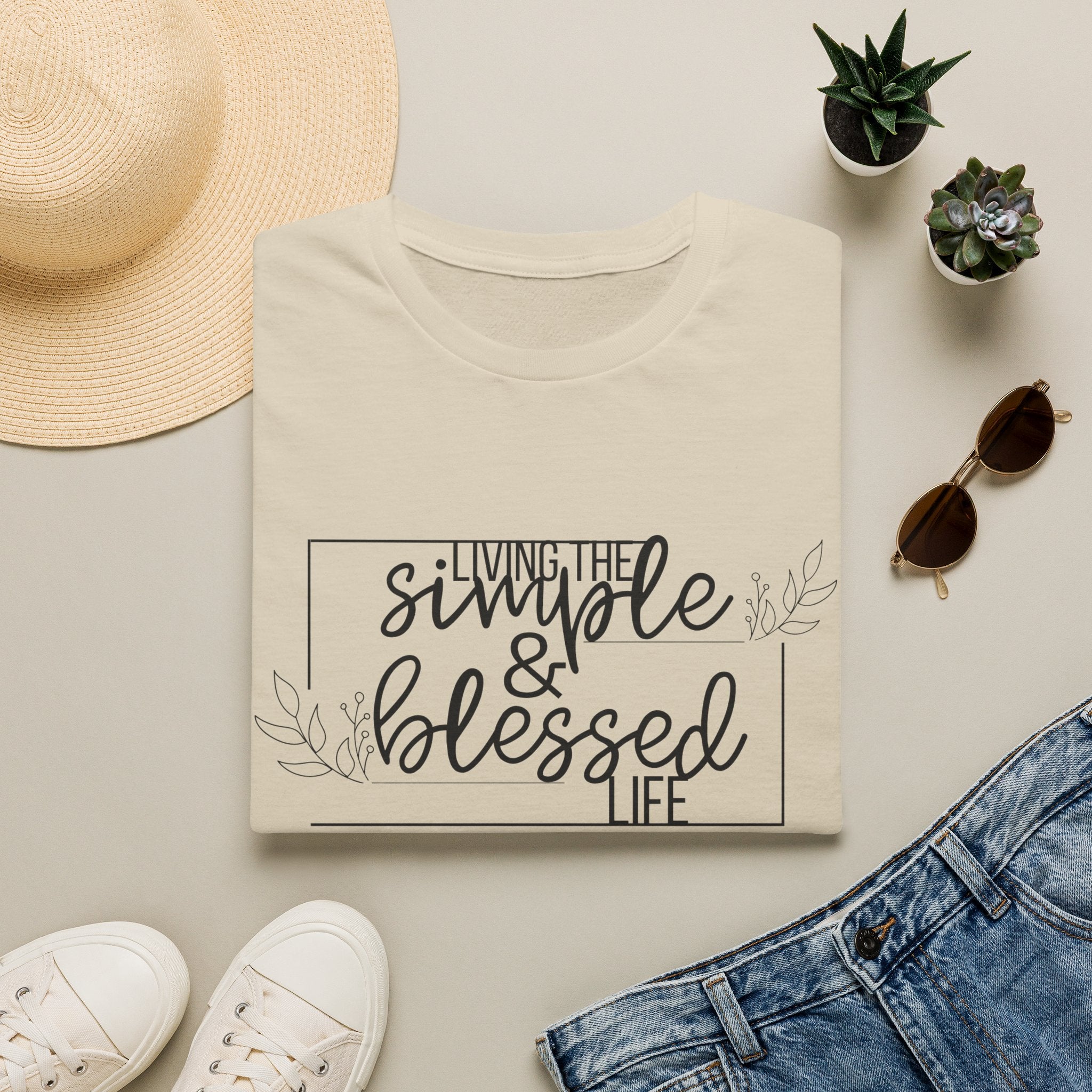 Living The Simple & Blessed Life T-Shirt