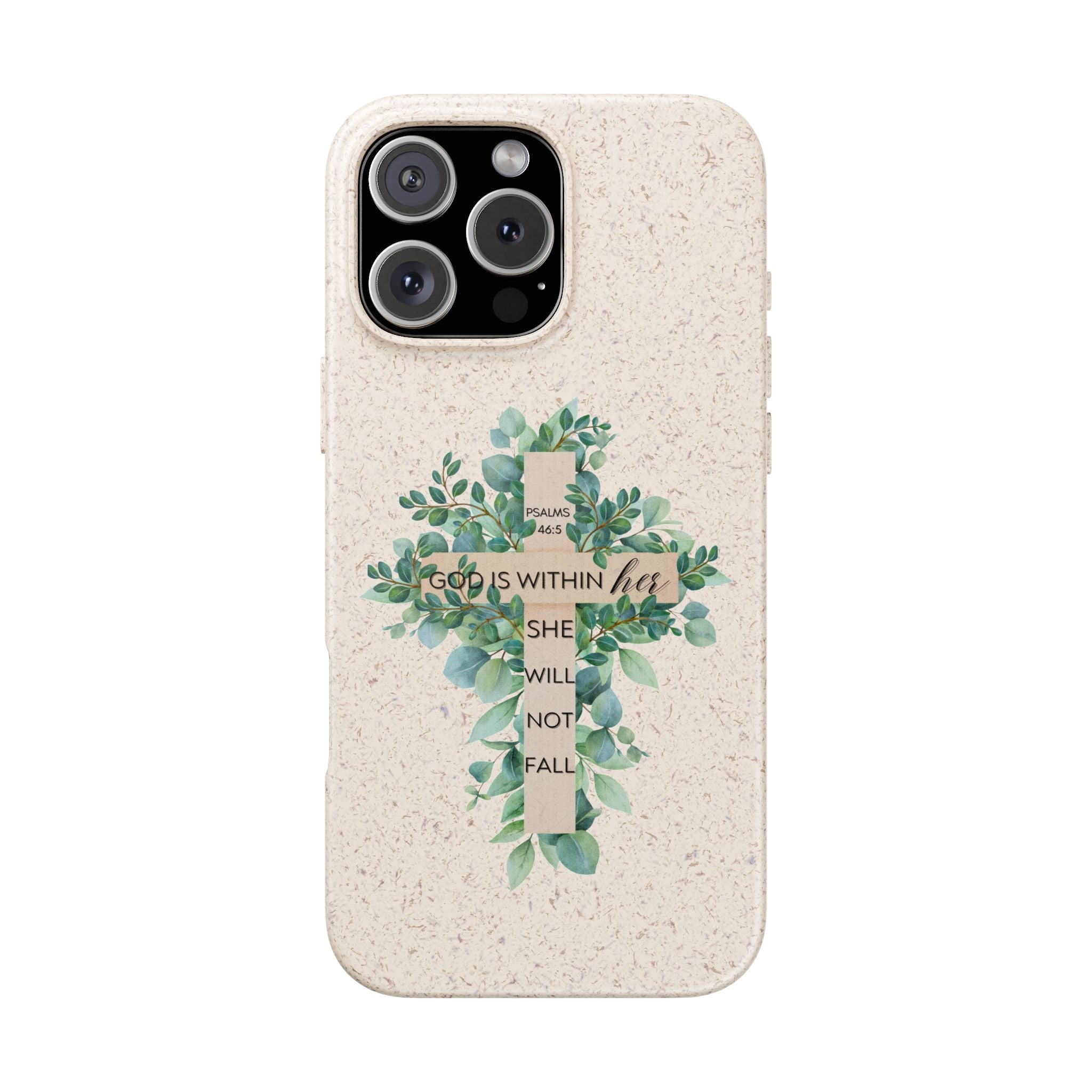 God Is Within Her Biodegradable iPhone Case