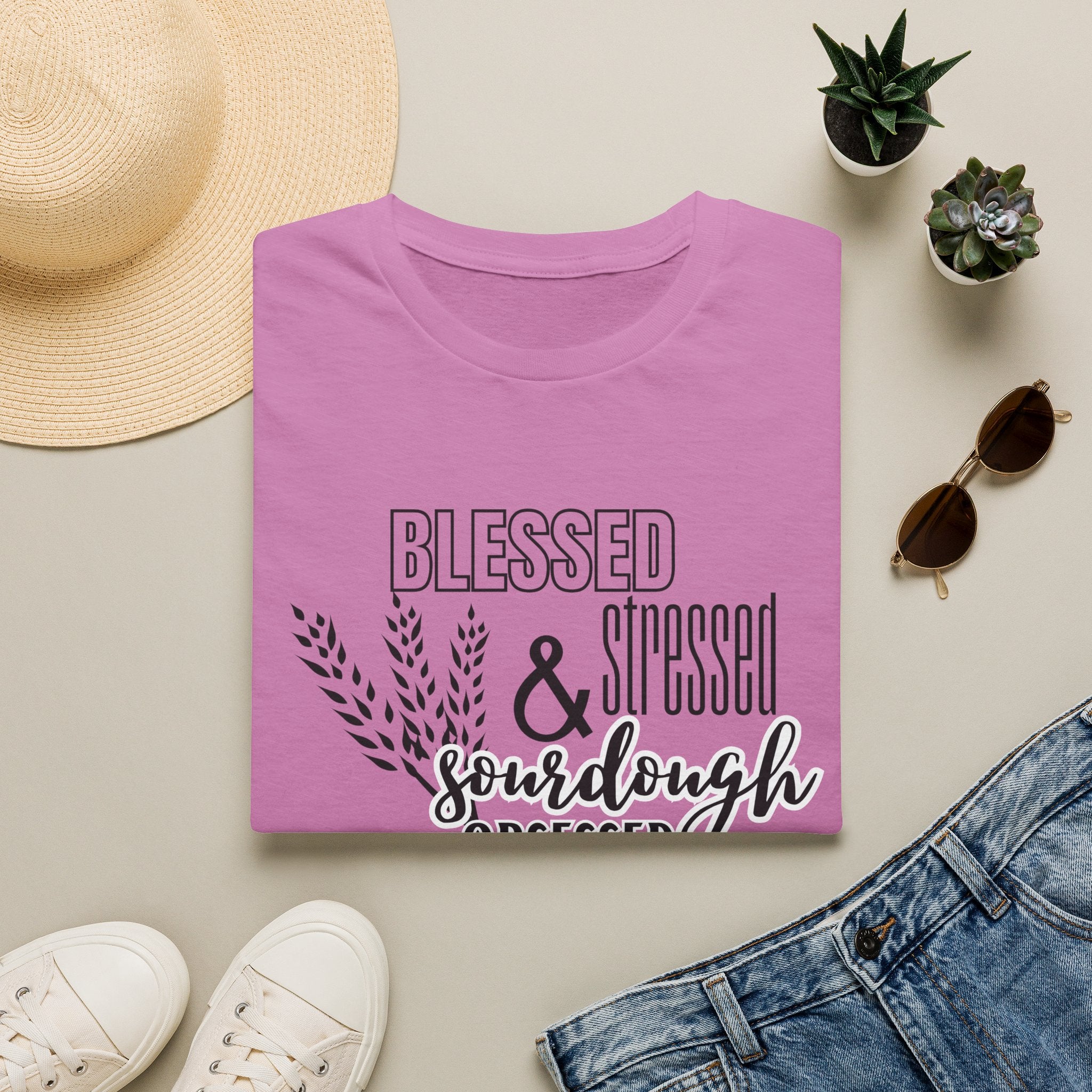 Blessed Stressed & Sourdough Obsessed T-Shirt