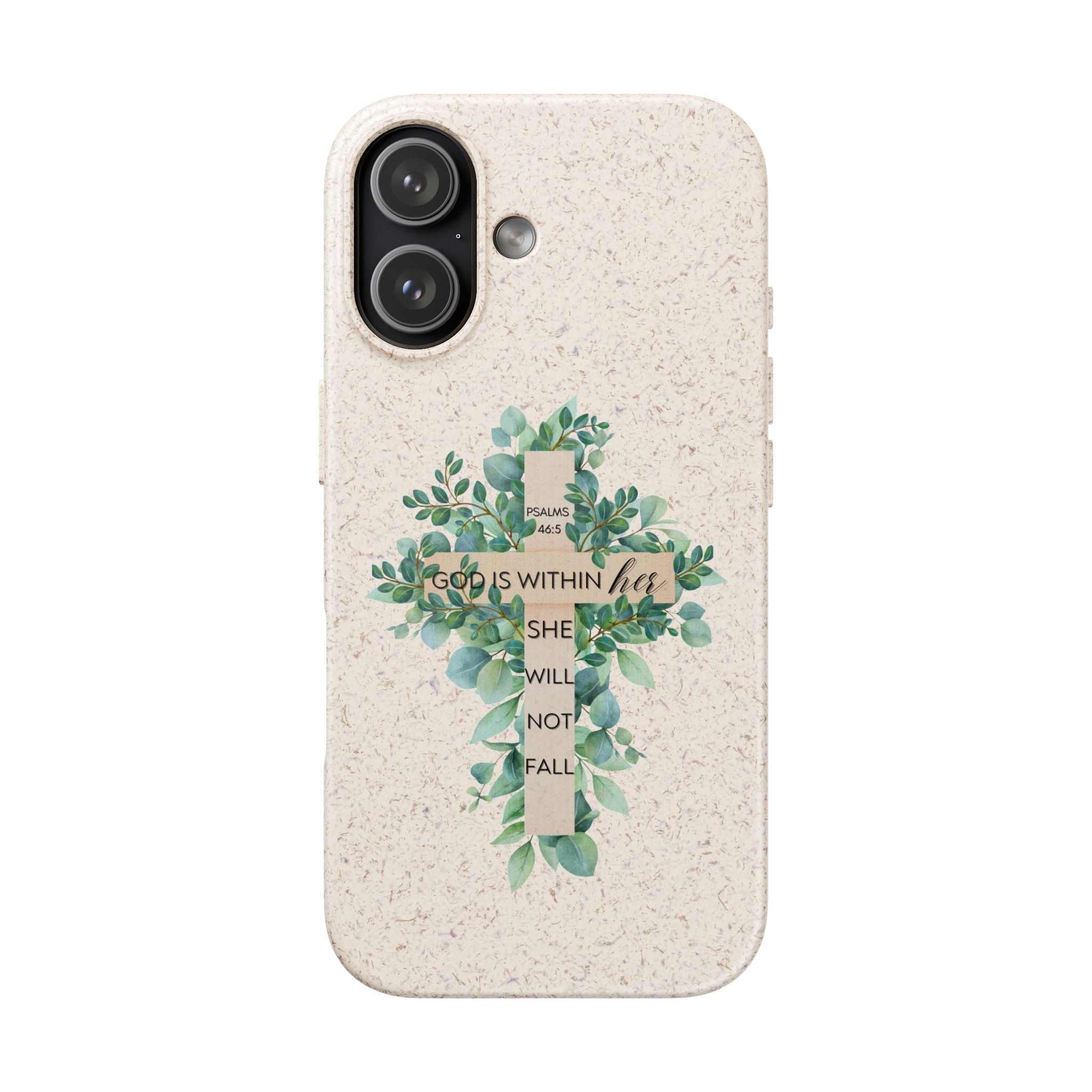 God Is Within Her Biodegradable iPhone Case
