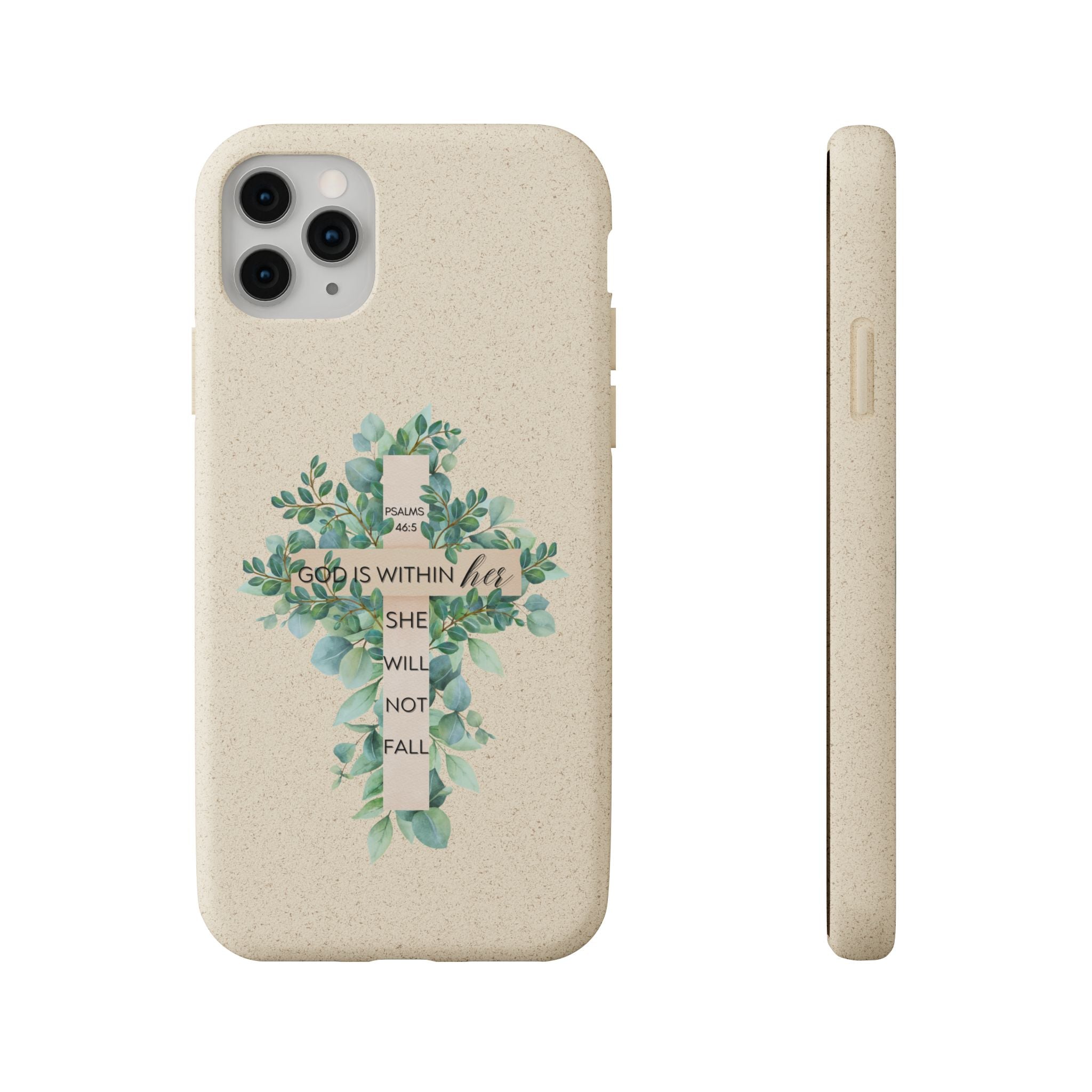 God Is Within Her Biodegradable iPhone Case
