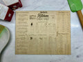 Kitchen Cheat Sheet Wood Fridge Magnet